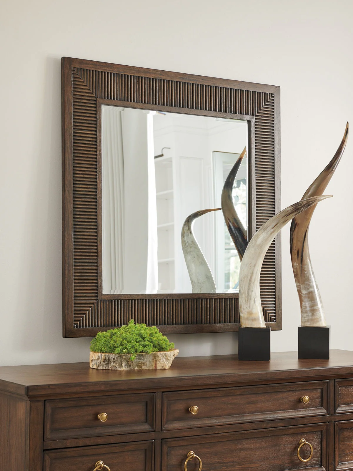 Lexington Silverado Helena Square Mirror - Image 2