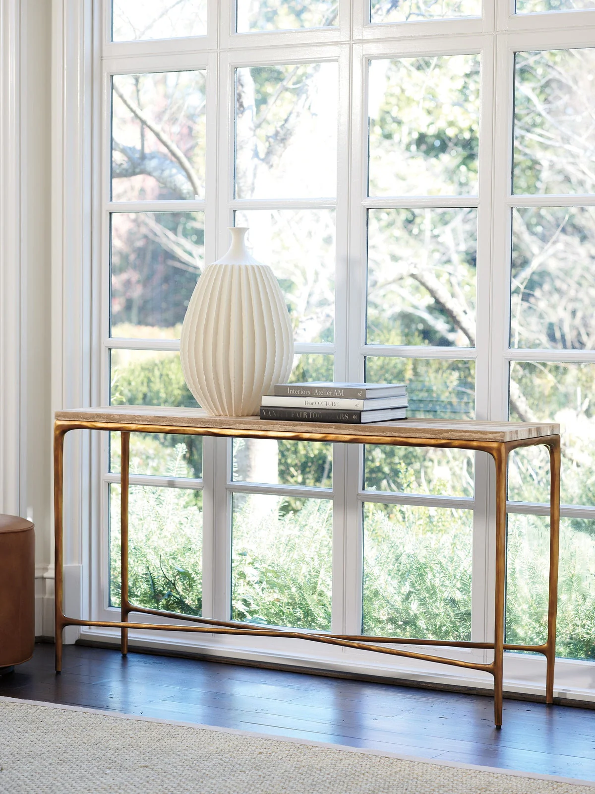 Lexington Silverado Menlo Park Console with Stone Top - Image 2