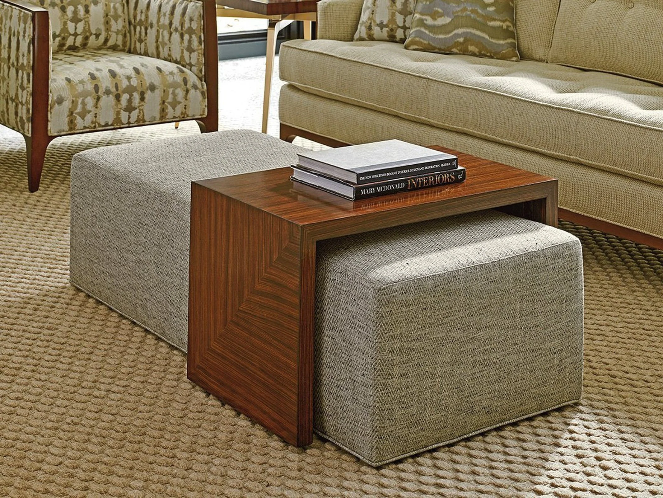 Lexington Take Five Broadway Cocktail Ottoman With Slide - Image 3