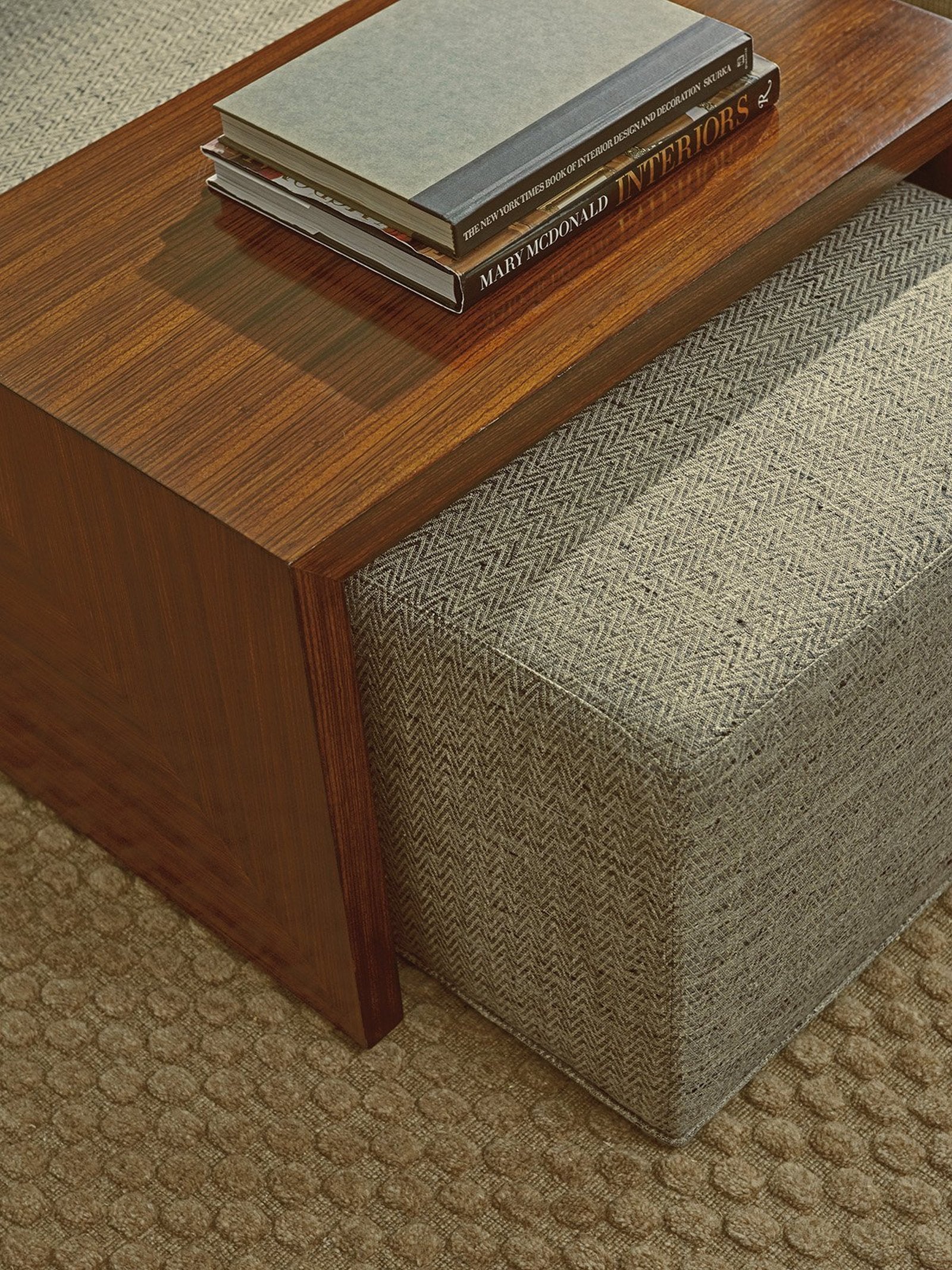 Lexington Take Five Broadway Cocktail Ottoman With Slide - Image 4