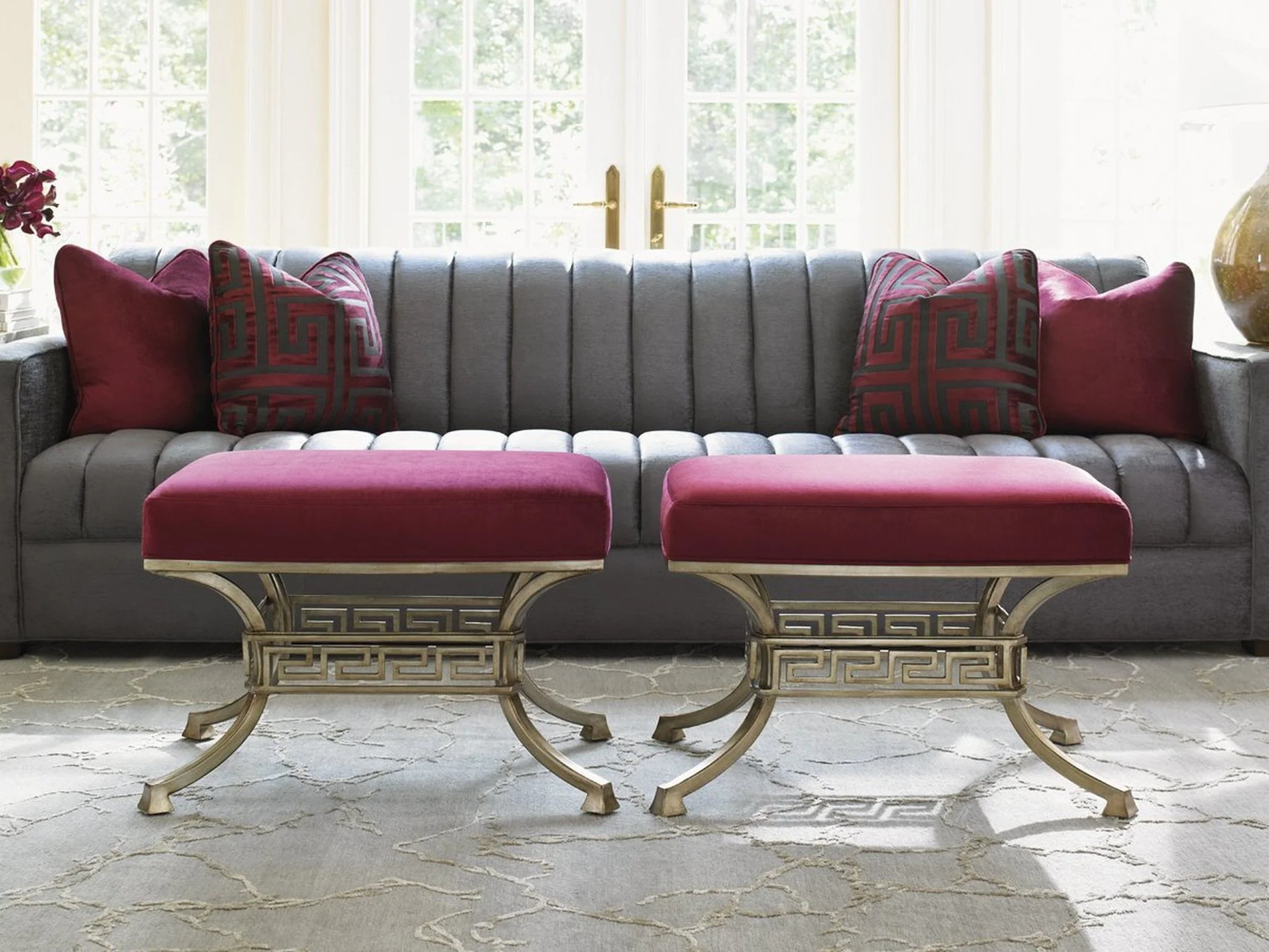 Lexington Tower Place Beldon Ottoman - Image 3