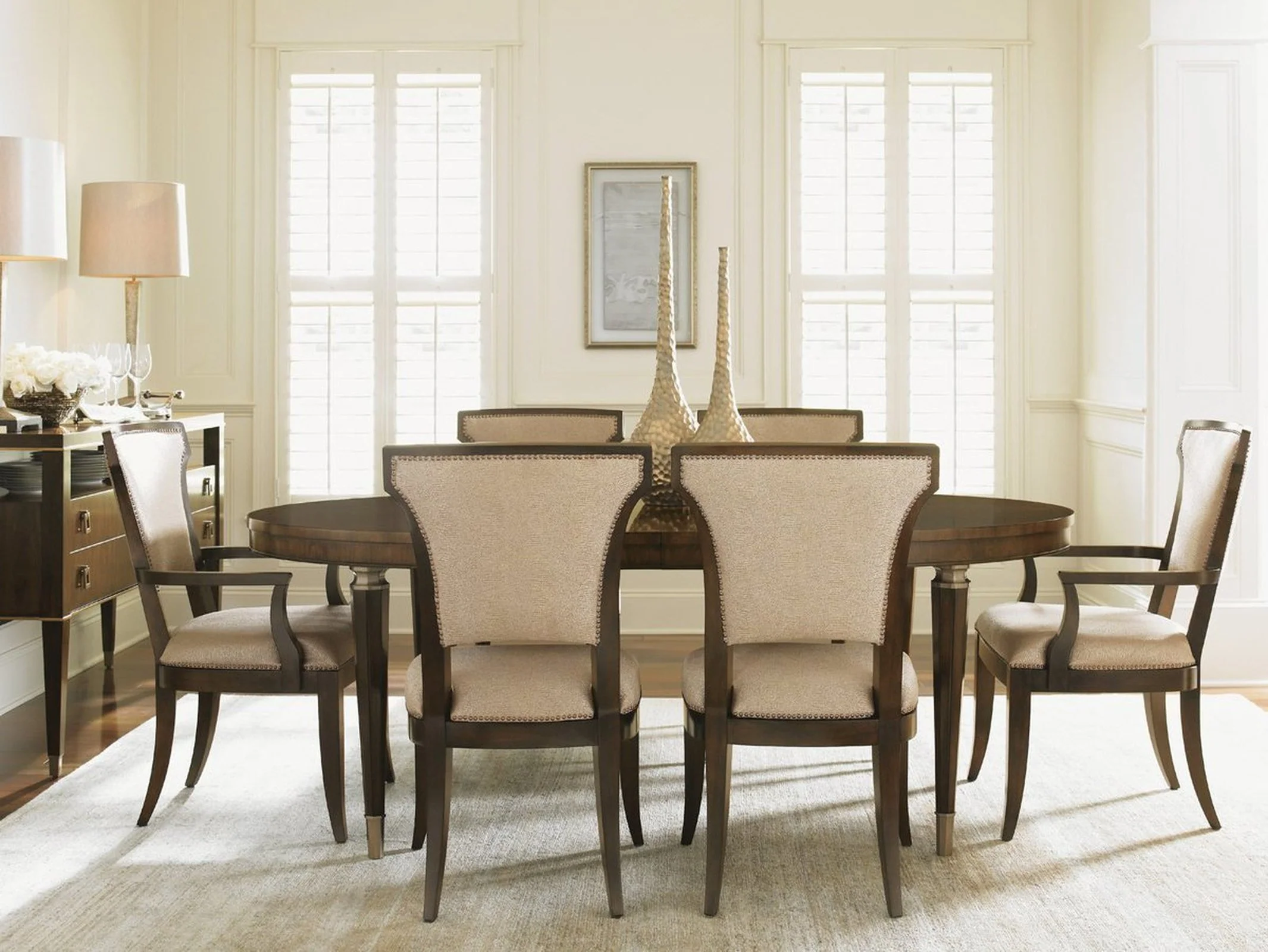 Lexington Tower Place Seneca Upholstered Arm Chair Customizable - Image 2