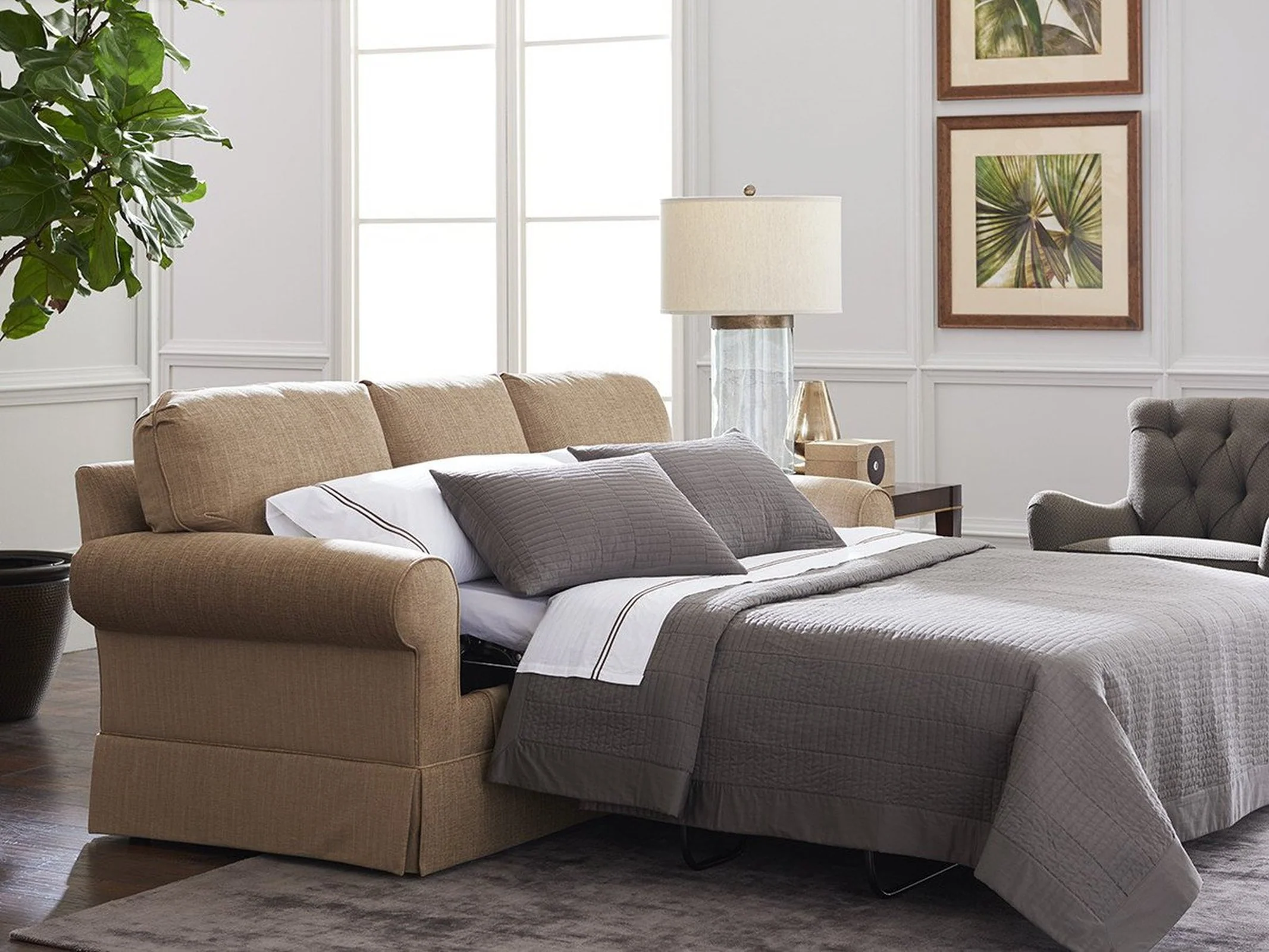 Lexington Upholstery Bedford Sleeper Sofa - Image 5