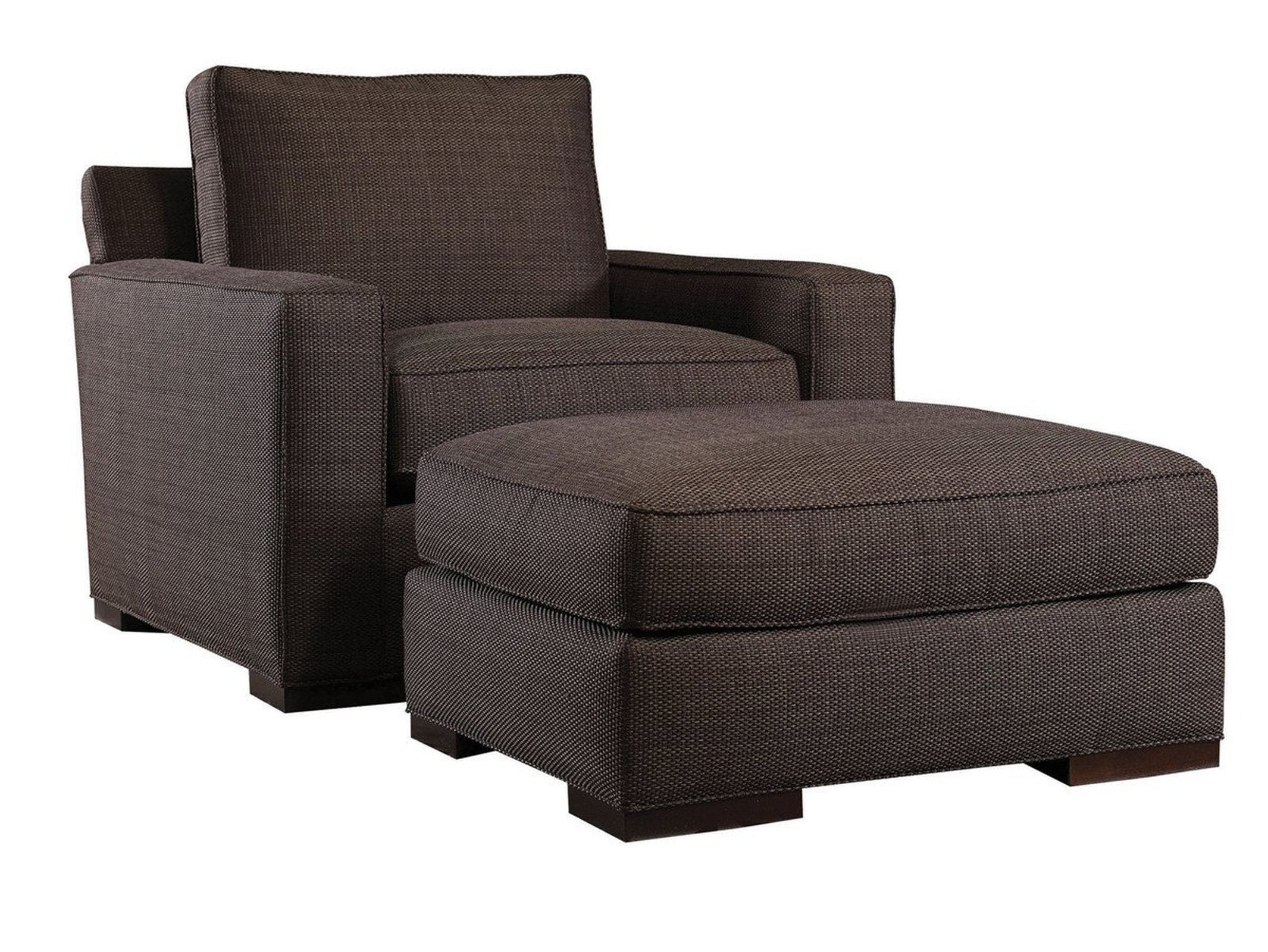 Lexington Upholstery Bond Ottoman - Image 2