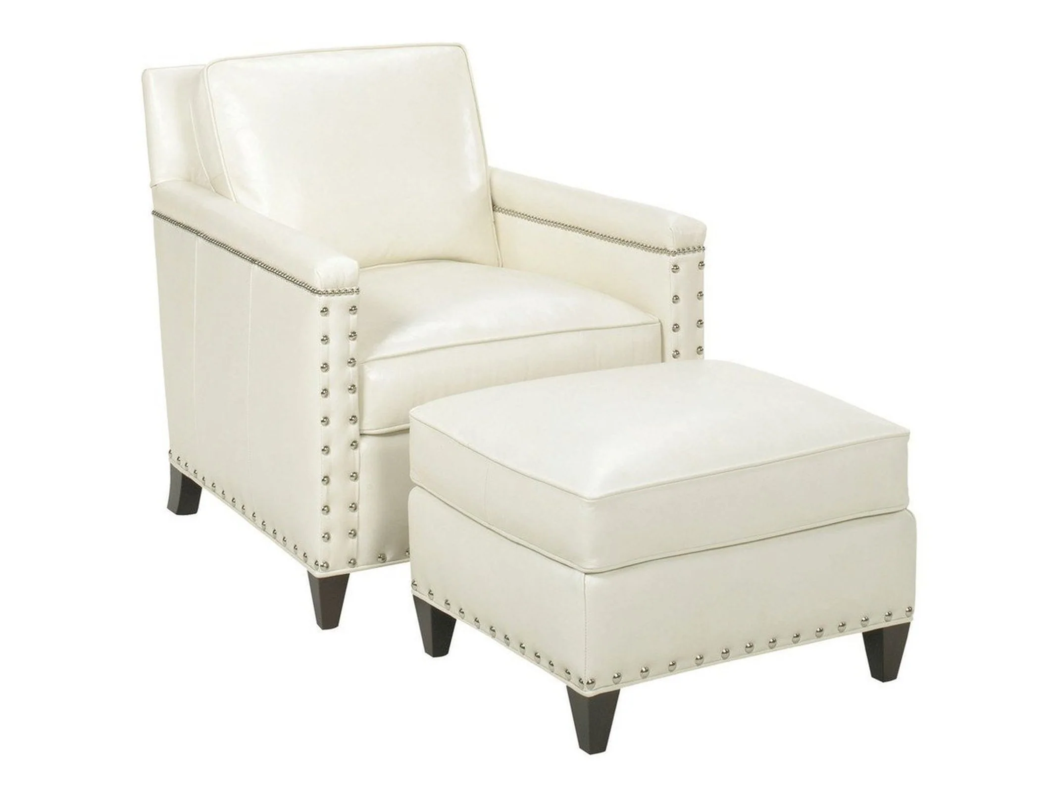 Lexington Upholstery Chase Ottoman - Image 3
