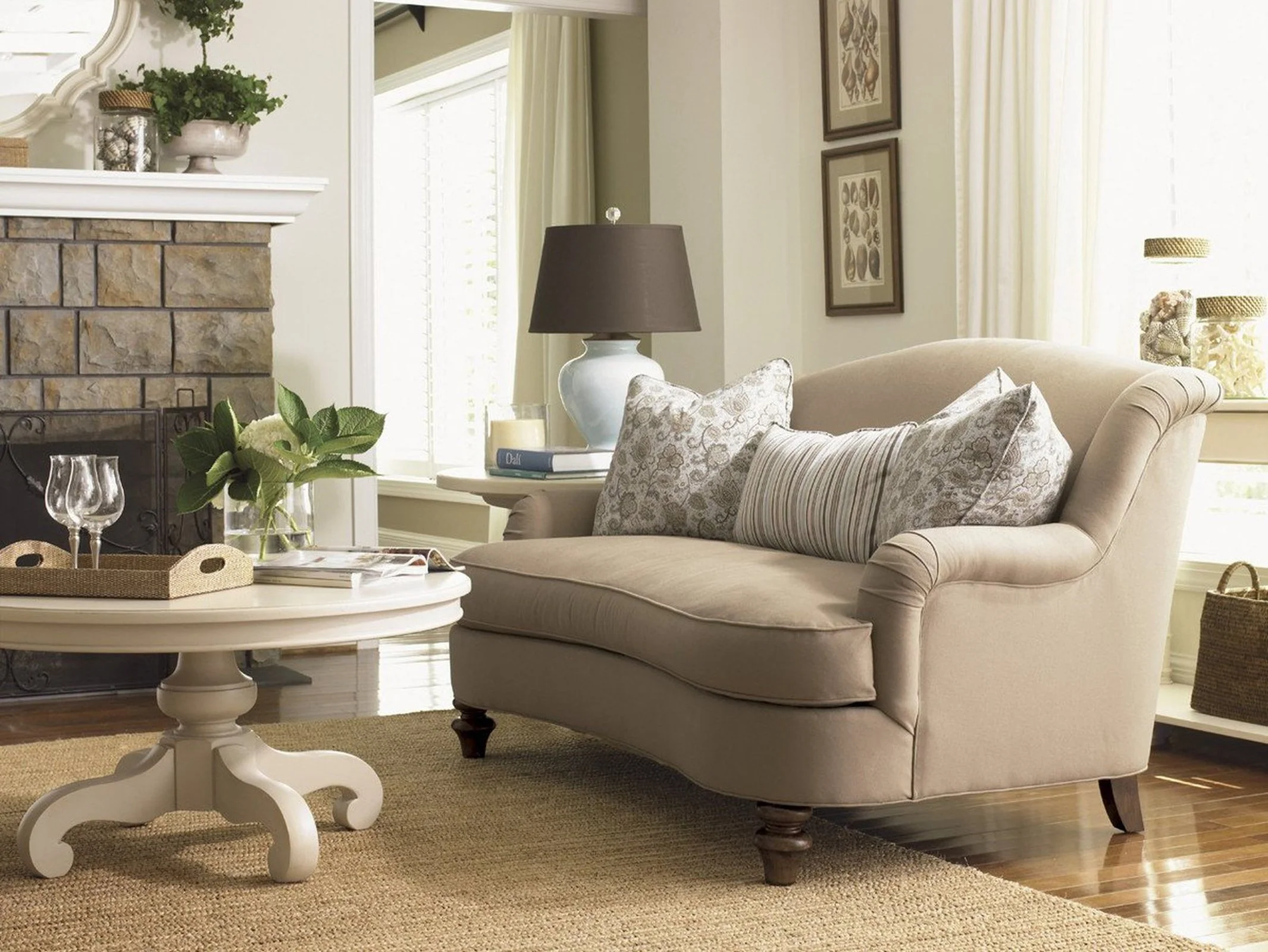 Lexington Upholstery Diane Settee - Image 2