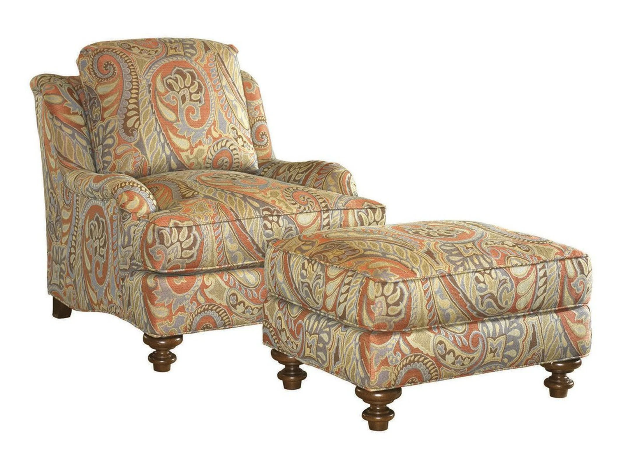 Lexington Upholstery Elton Ottoman - Image 2