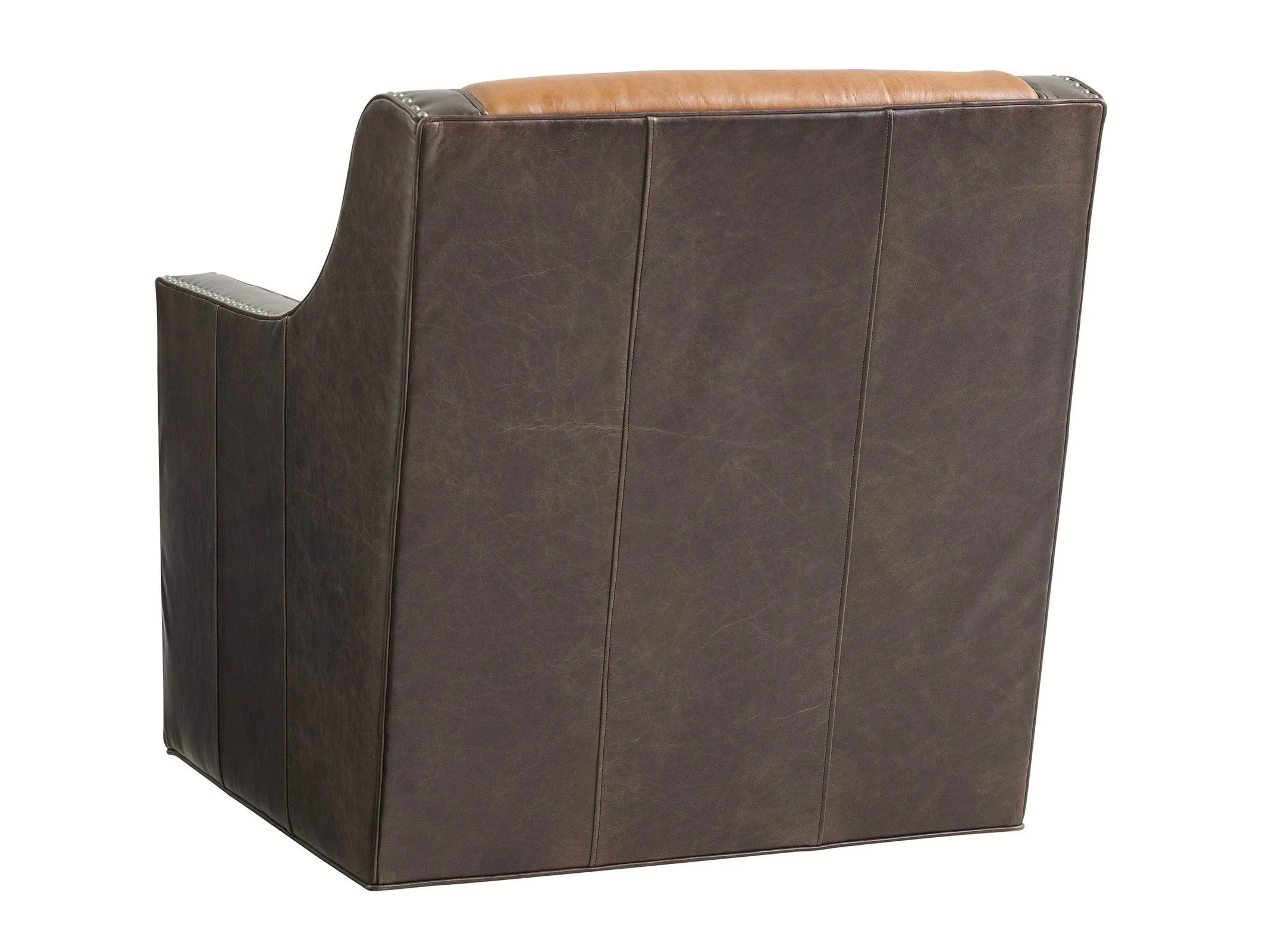 Lexington Upholstery Silverado Hayward Leather Swivel Chair - Image 2