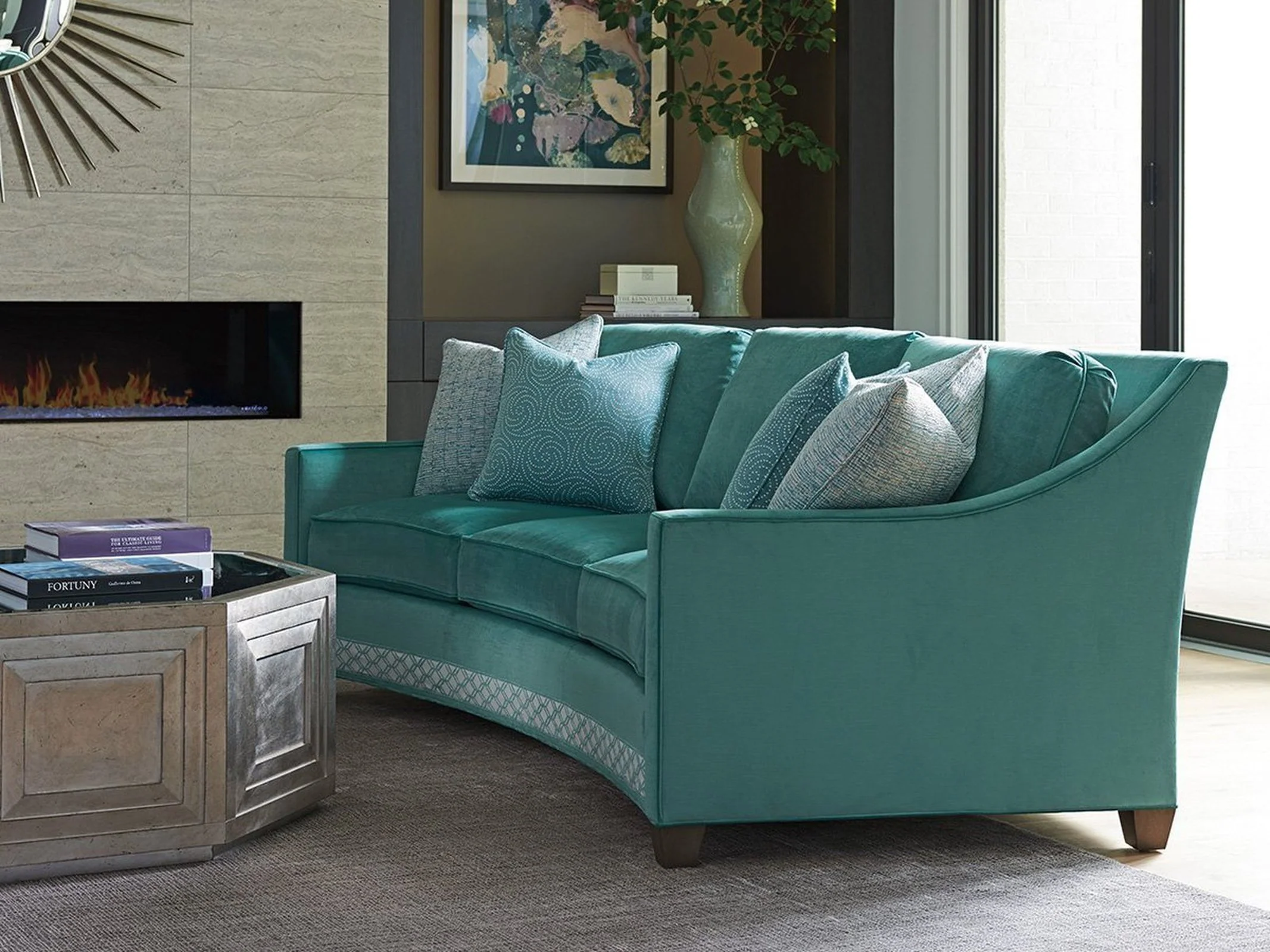 Lexington Valenza Curved Sofa - Image 3