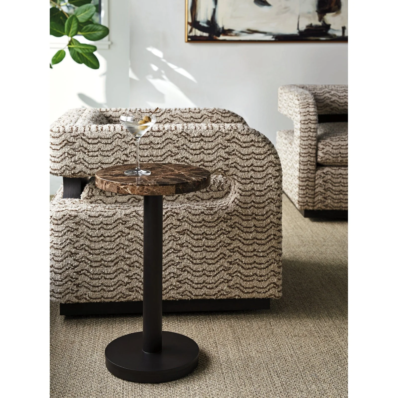 Lexington Zanzibar Kampala Round Accent Table - Image 2