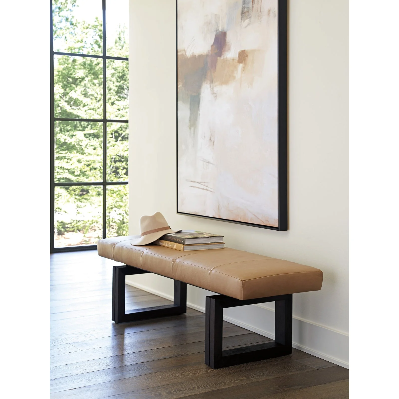 Lexington Zanzibar Luxor Leather Bench - Image 2