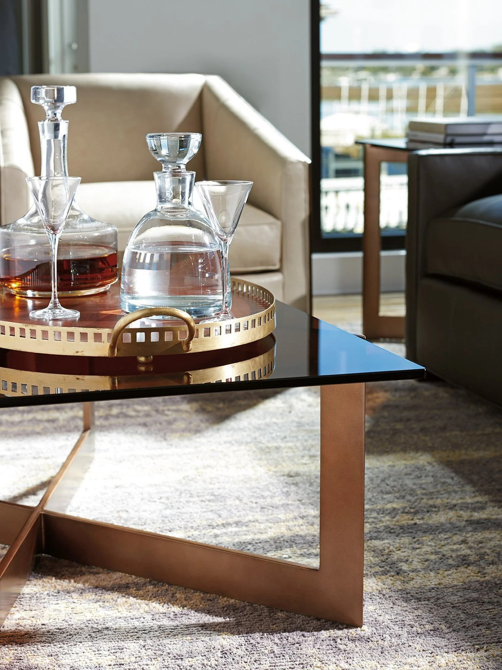 Lexington Zavala Aperture Cocktail Table Clearance - Image 3