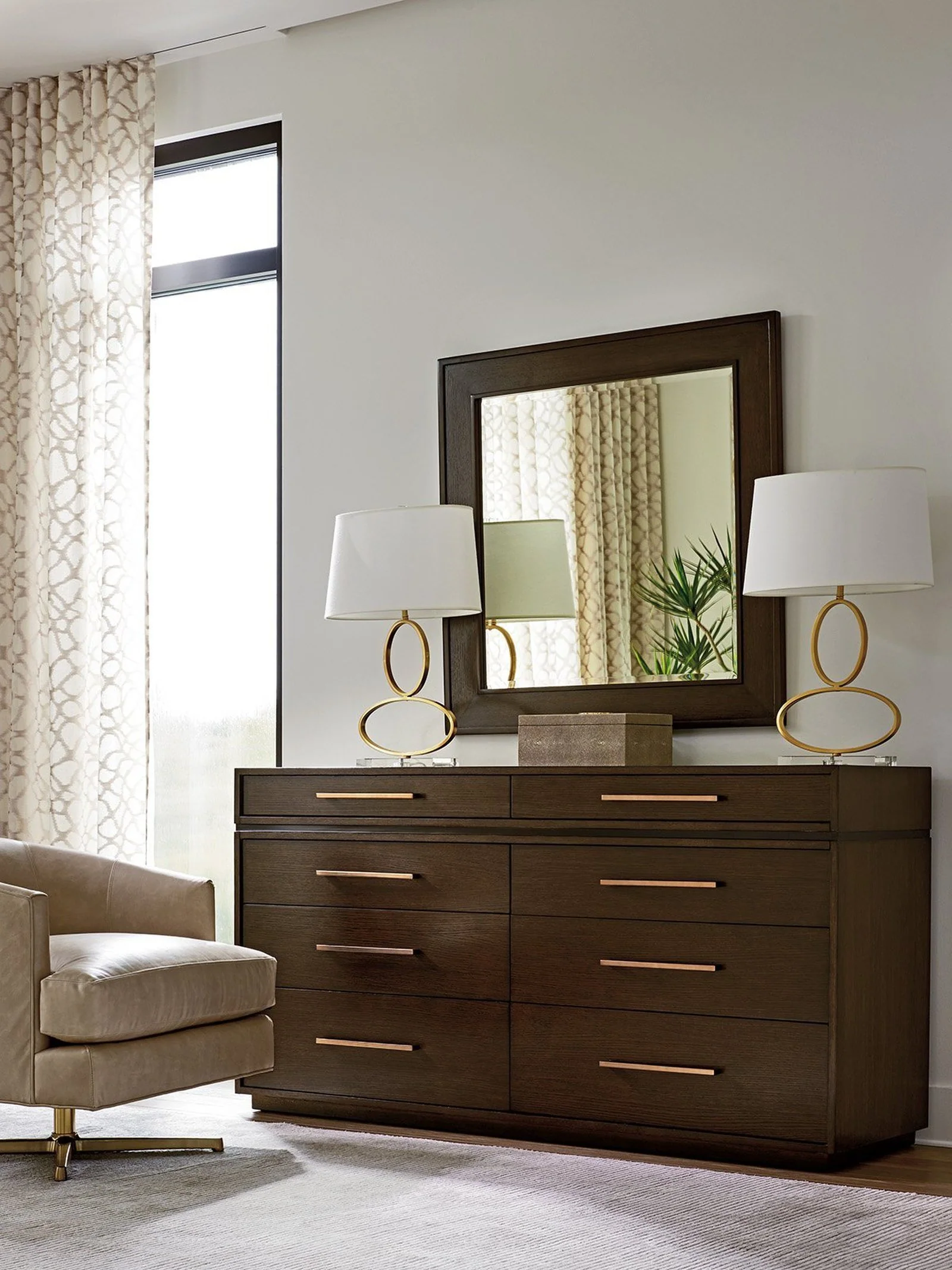 Lexington Zavala Gallerie Square Mirror Clearance - Image 3