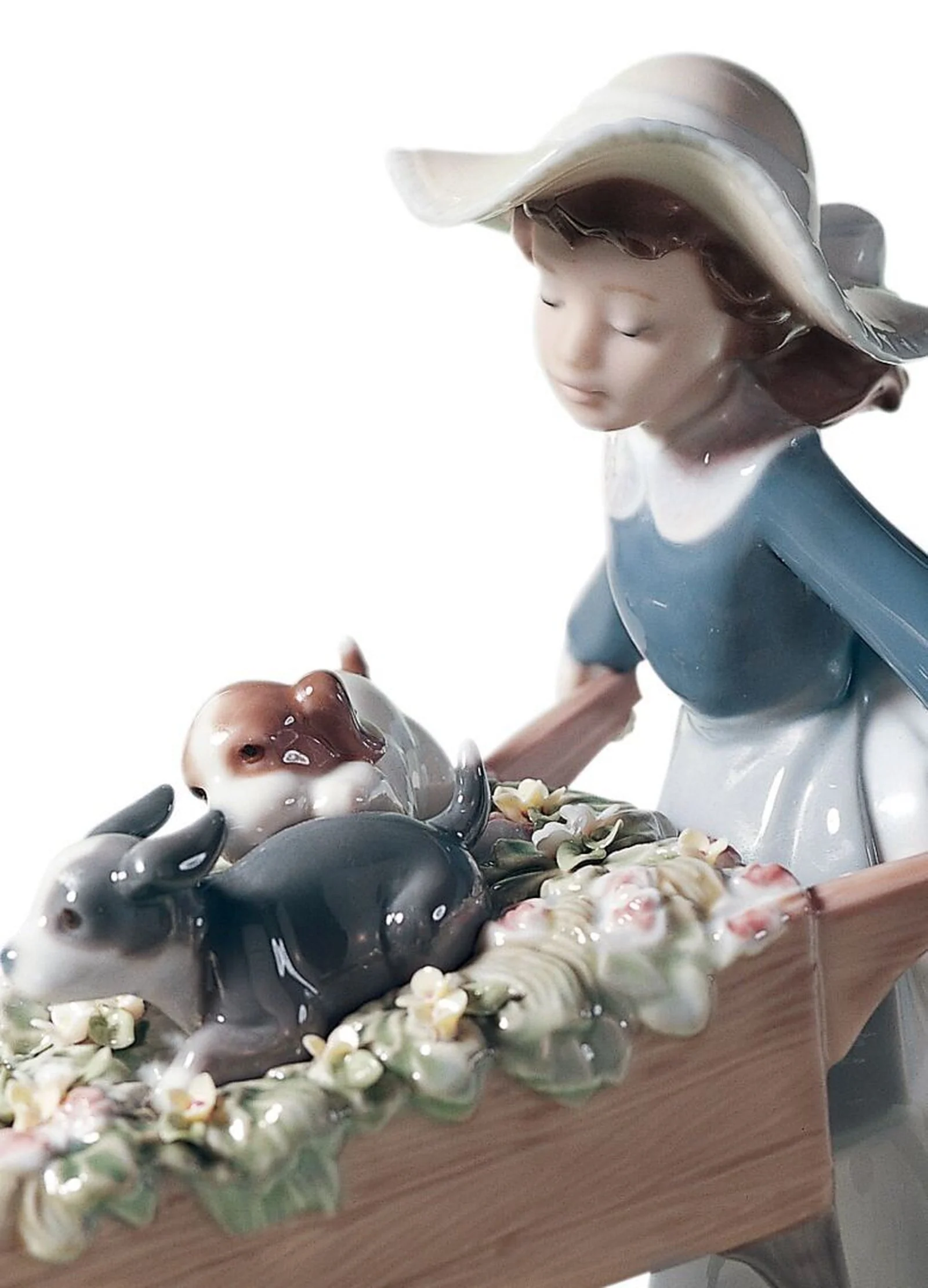 Lladro A Barrow of Fun Girl Figurine - Image 2