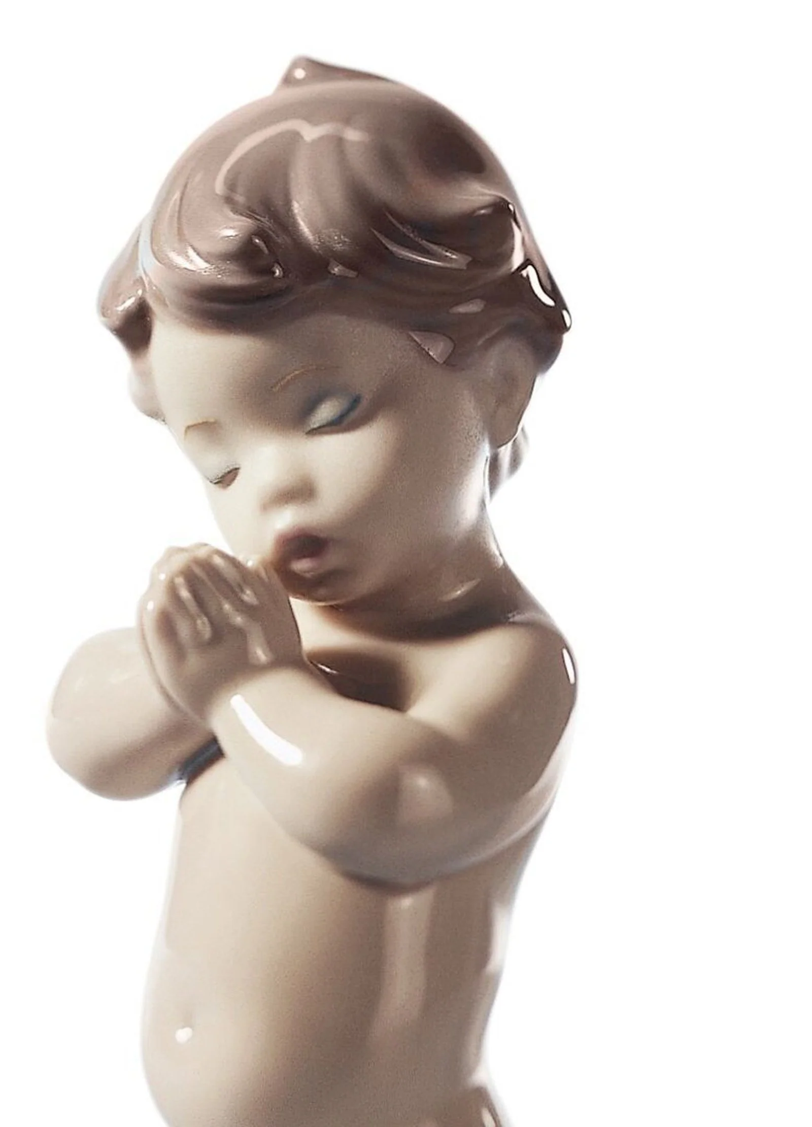 Lladro A Child's Prayer Boy Figurine - Image 2