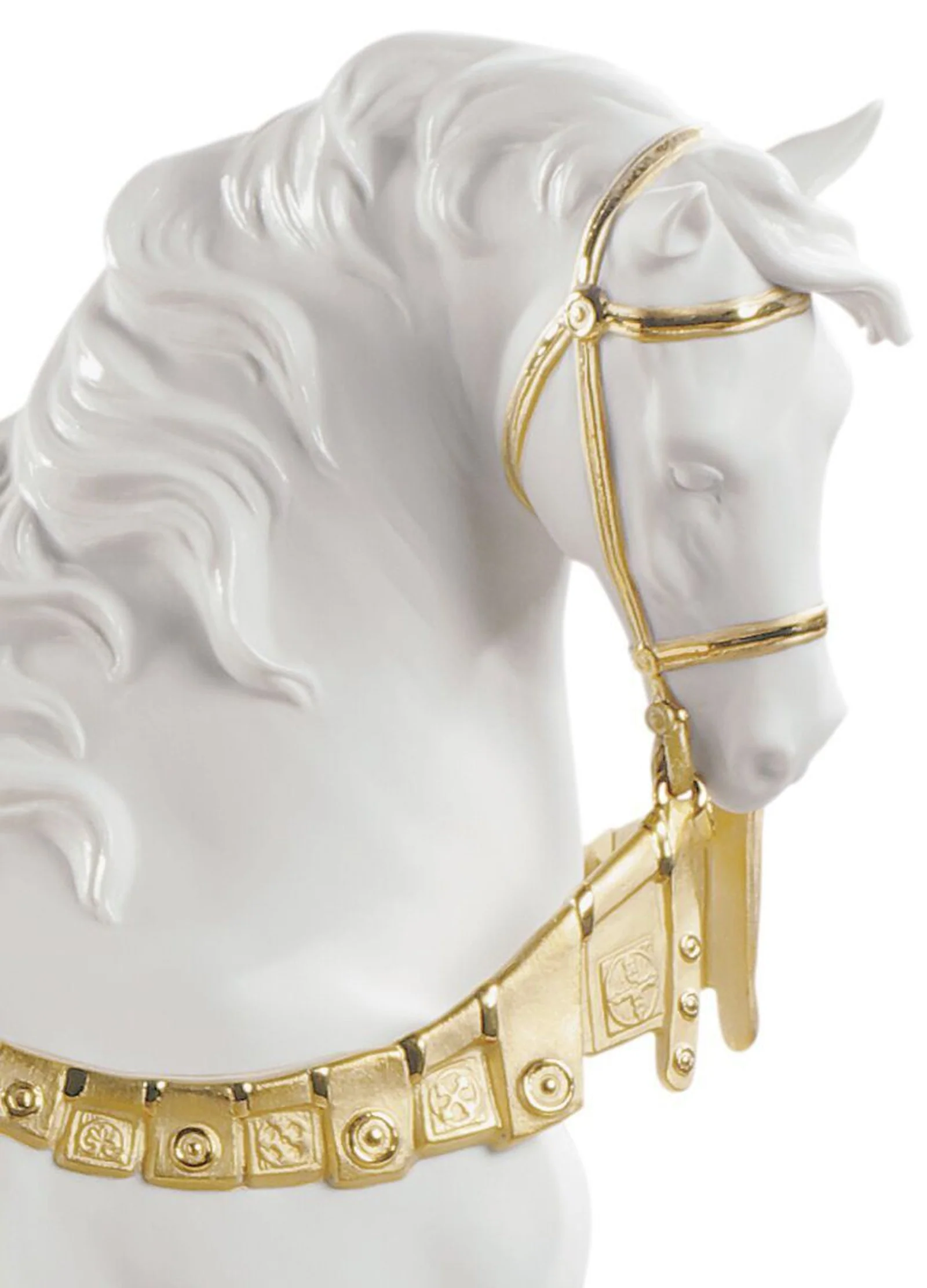 Lladro A Regal Steed Horse Sculpture - Image 2