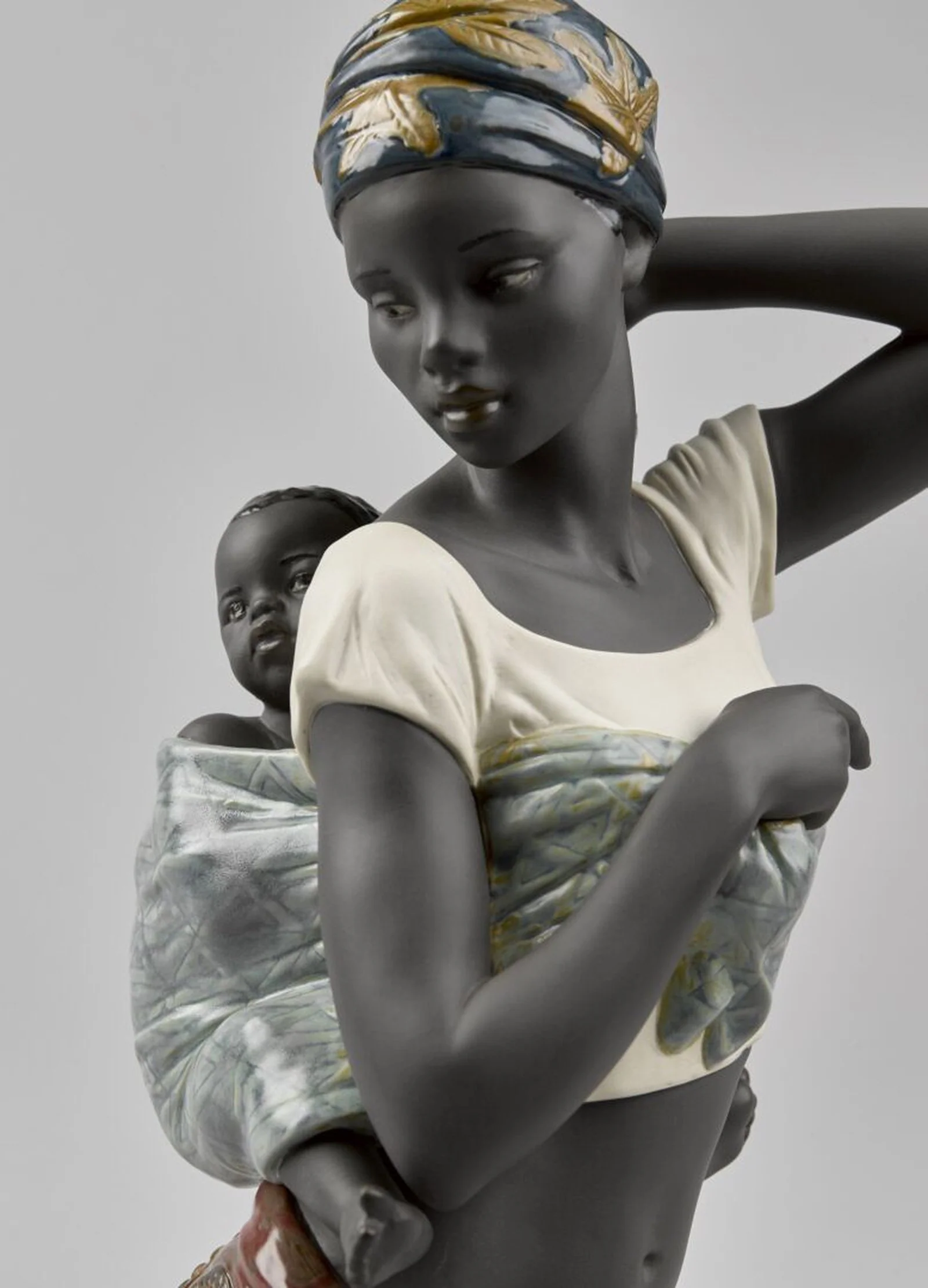Lladro African Bond Mother Figurine - Image 3