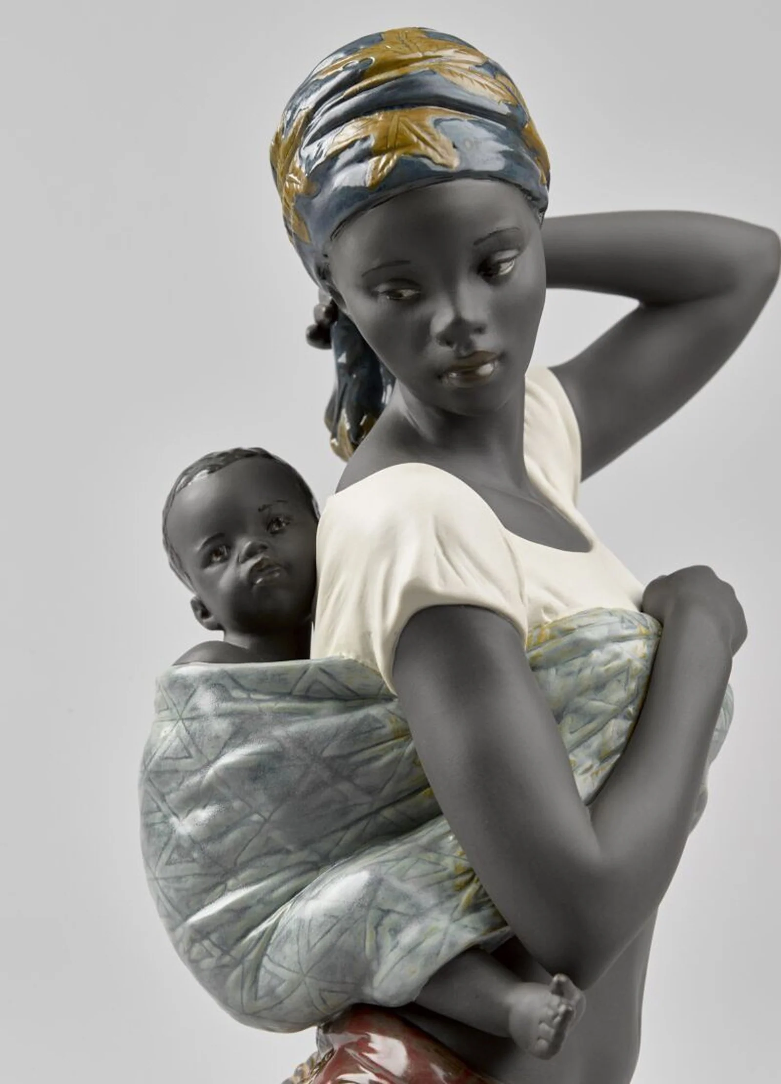 Lladro African Bond Mother Figurine - Image 7