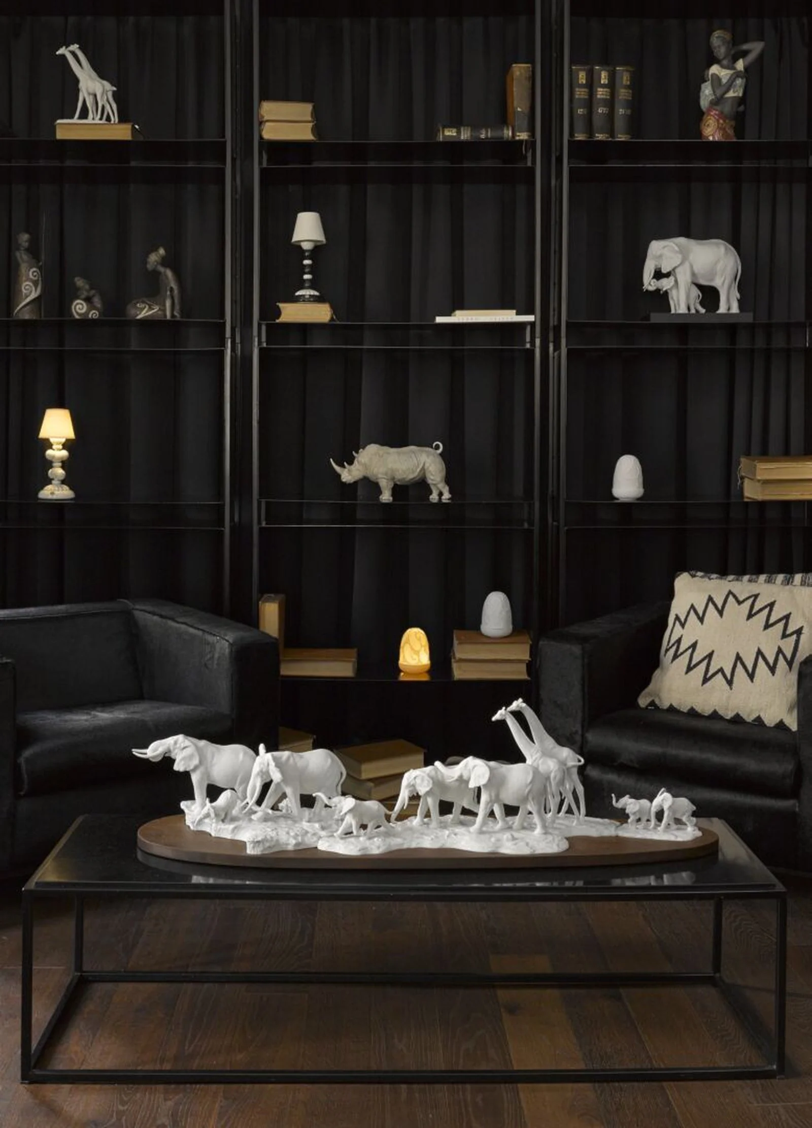 Lladro African Savannah Wild Animals Sculpture - Image 11