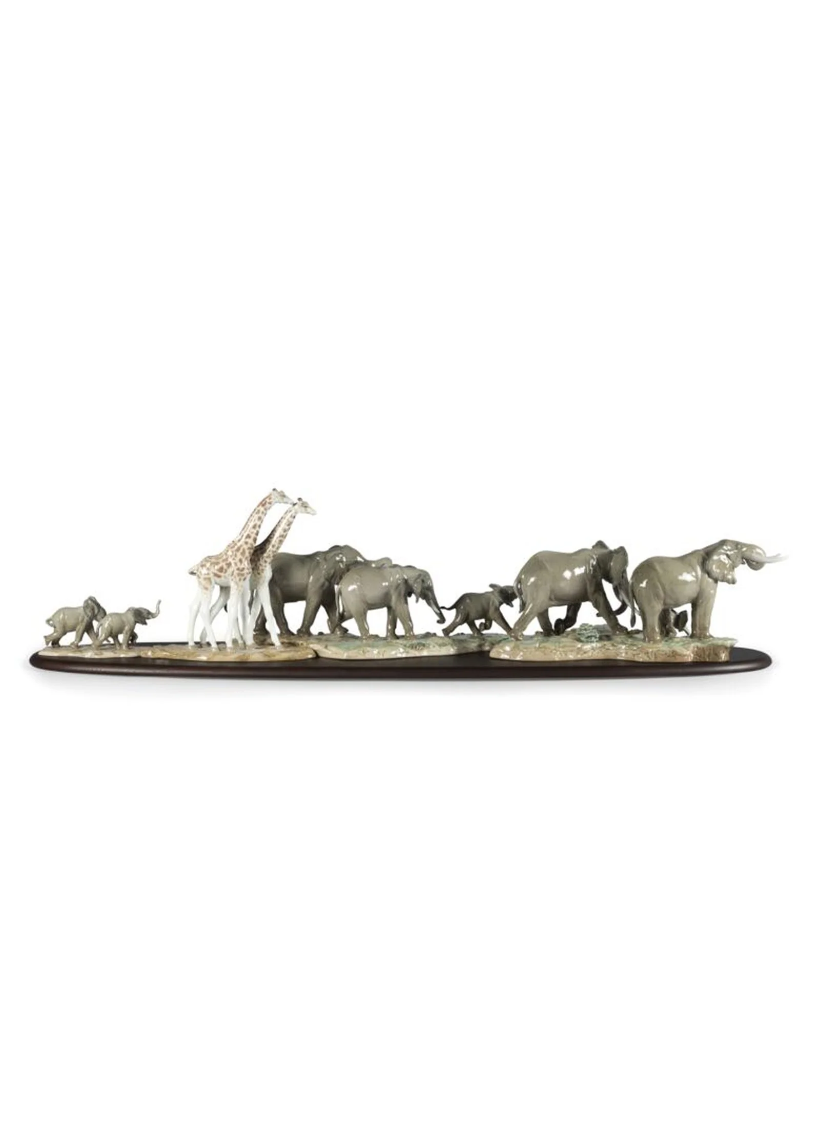 Lladro African Savannah Wild Animals Sculpture - Image 3