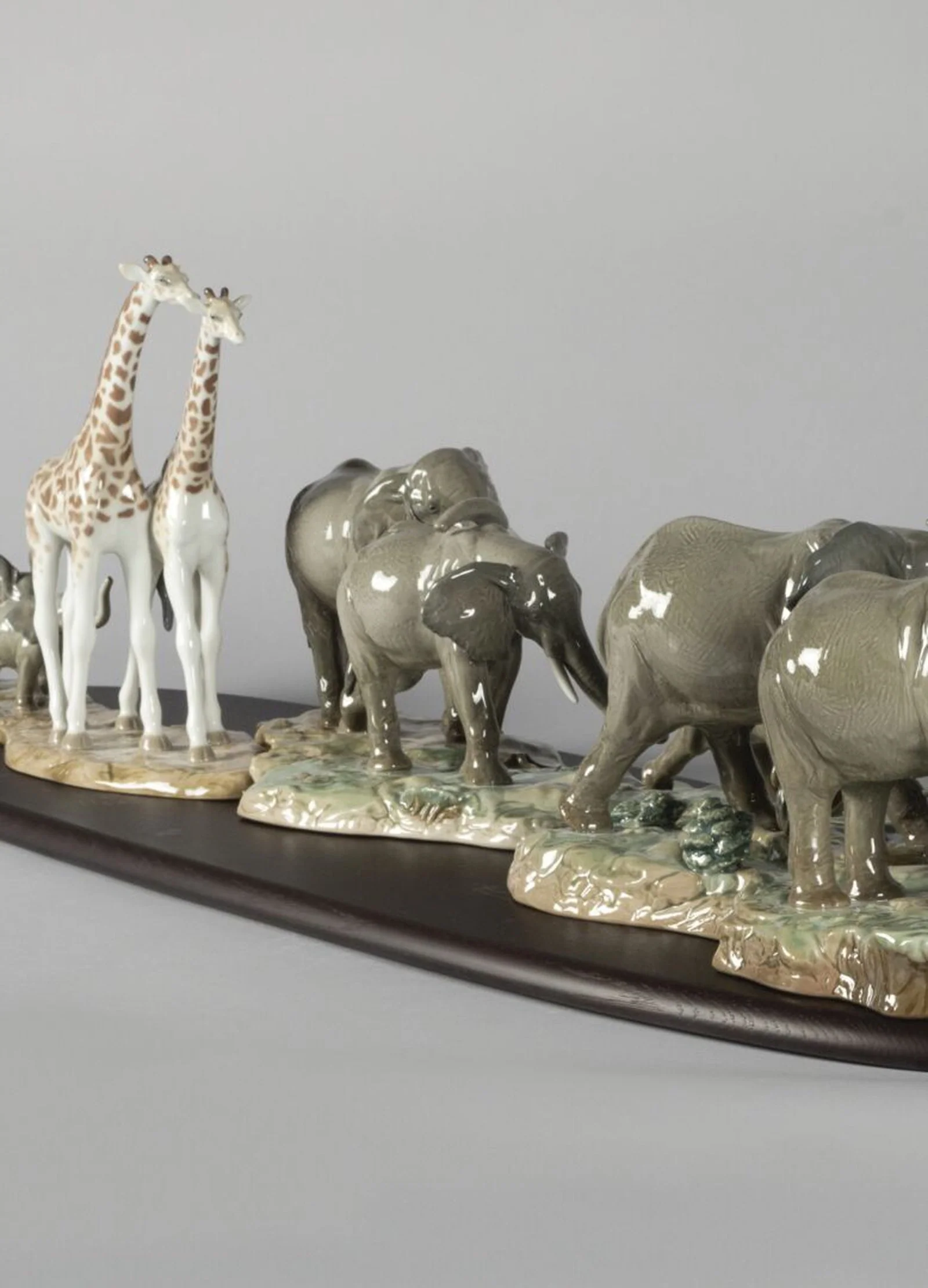 Lladro African Savannah Wild Animals Sculpture - Image 5