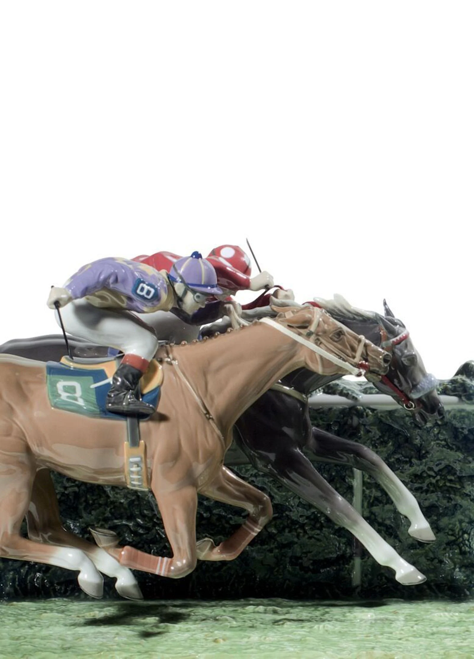 Lladro At The DerBy Horses Sculpture Limited Edition - Image 3