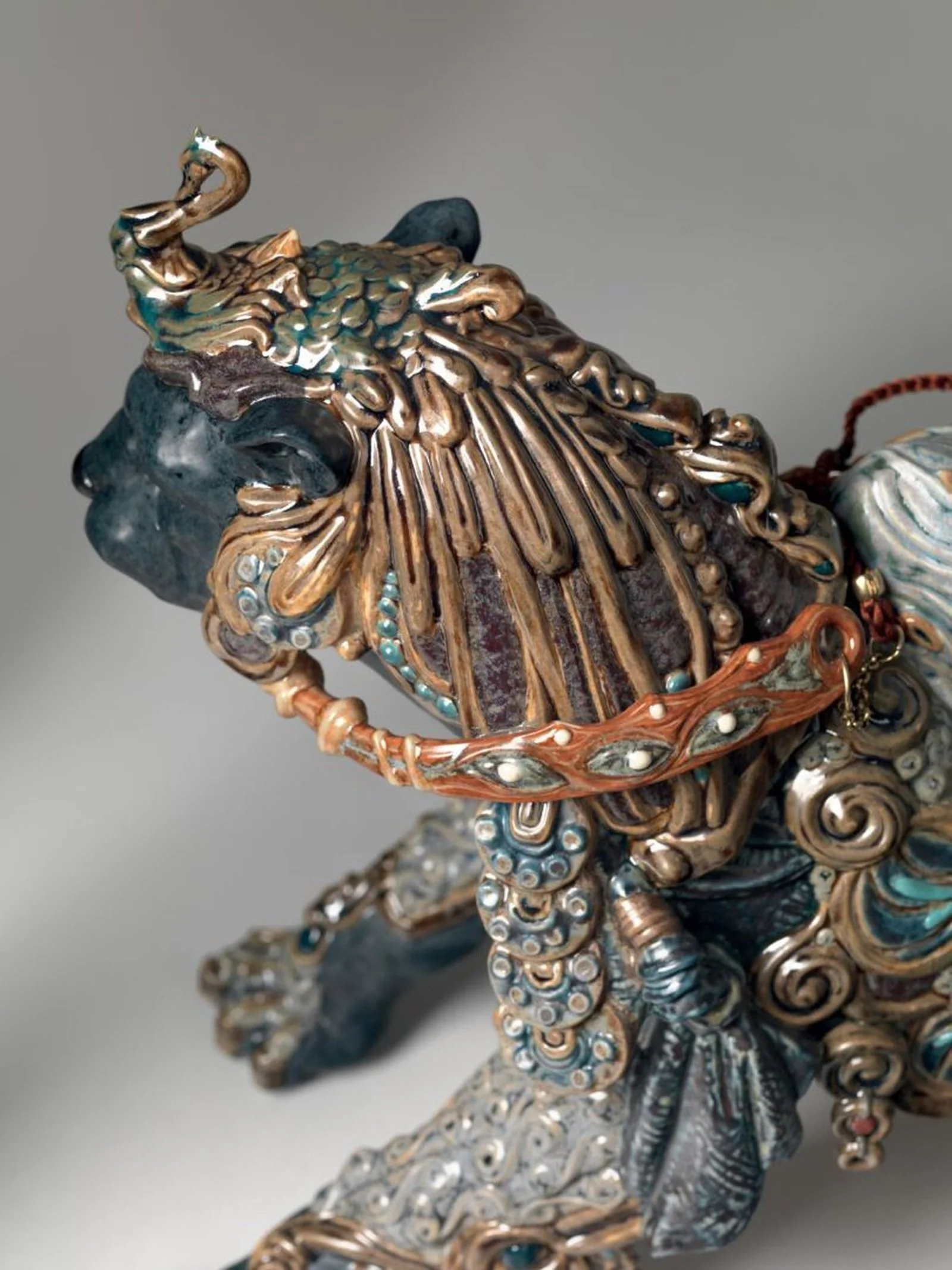 Lladro Bacchante on A Panther Woman Sculpture - Limited Edition - Image 4