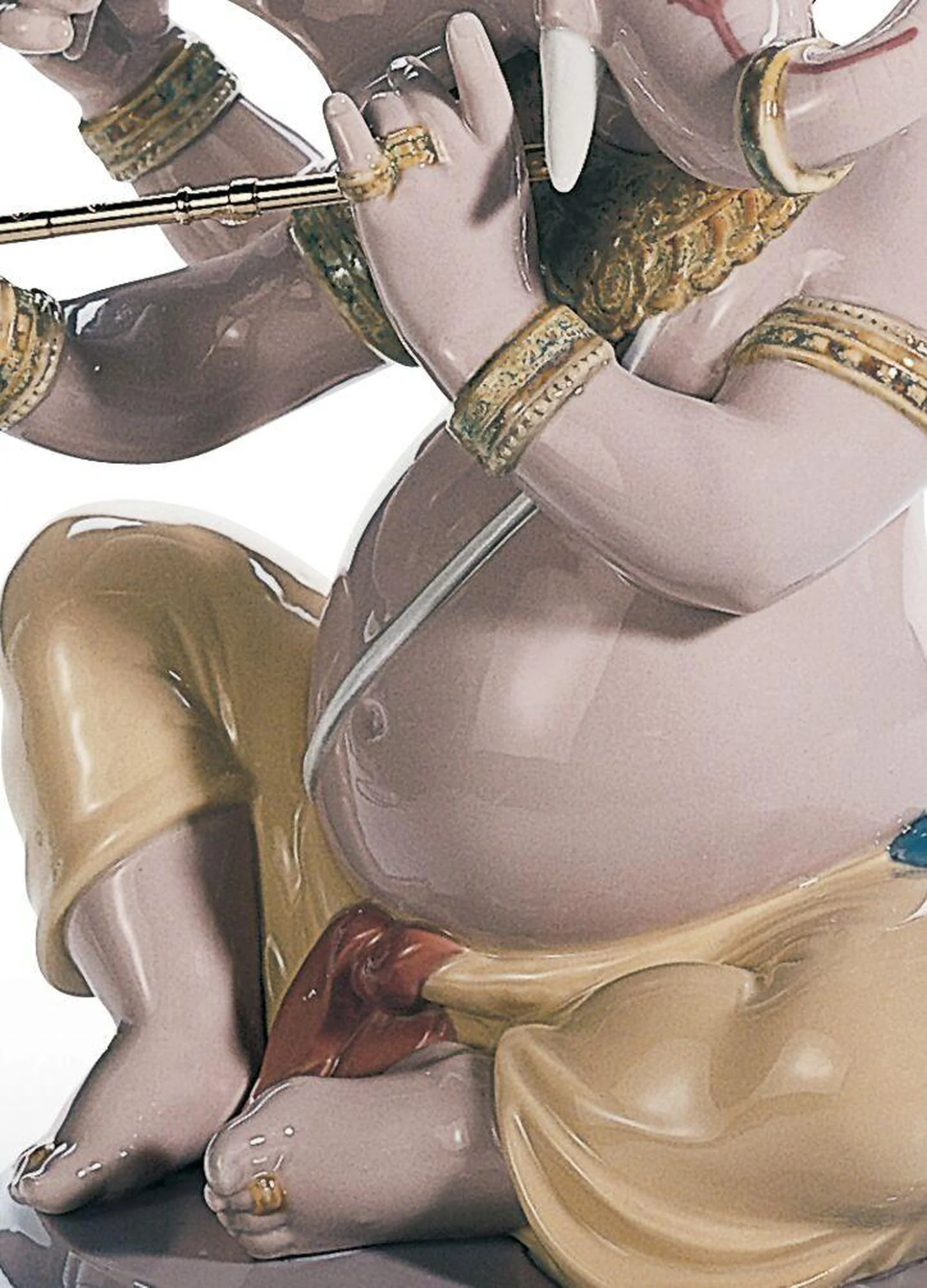 Lladro Bansuri Ganesha Figurine - Image 5
