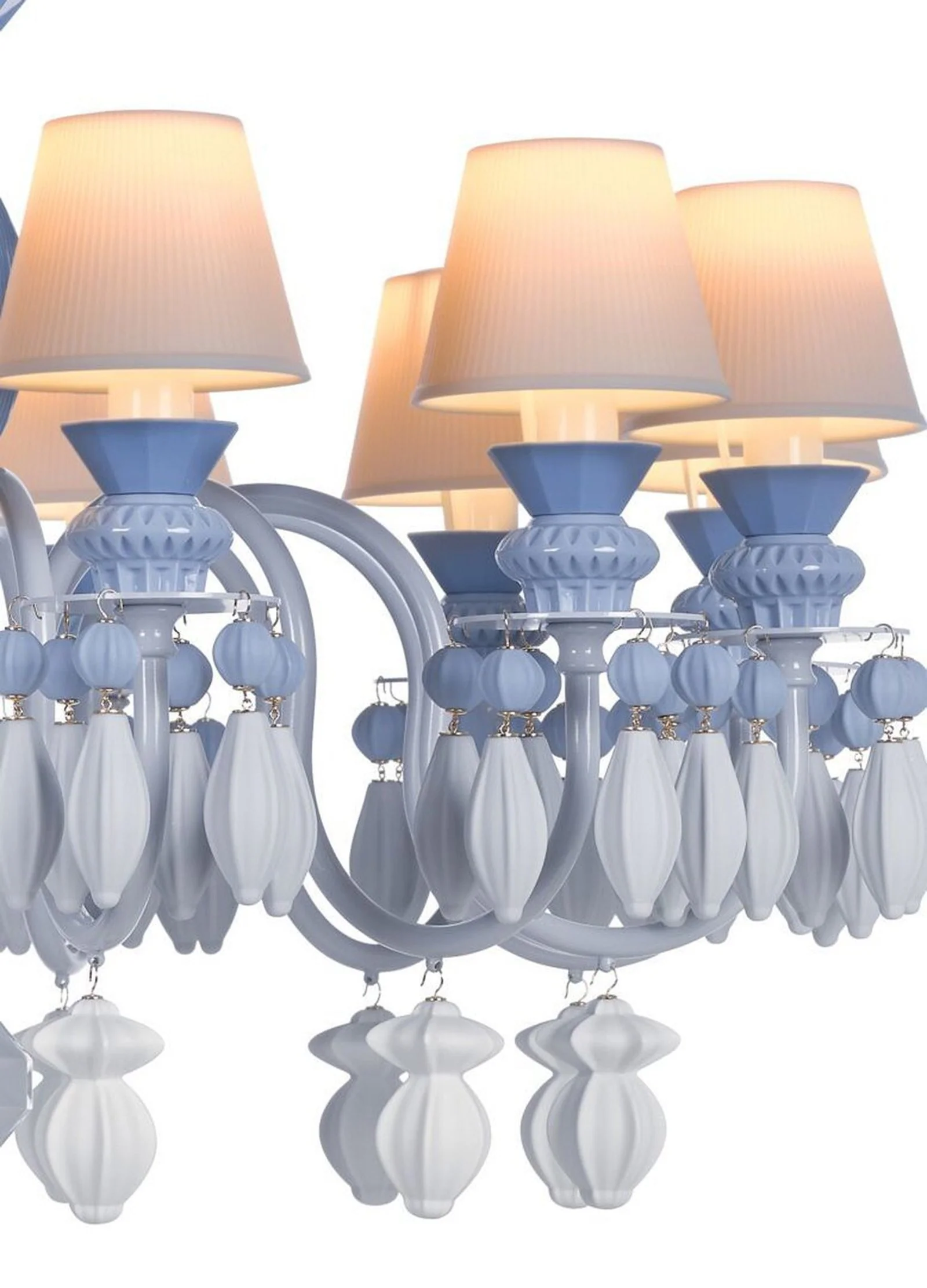 Lladro Belle De Nuit 12 Lights Chandelier (US) - Image 12