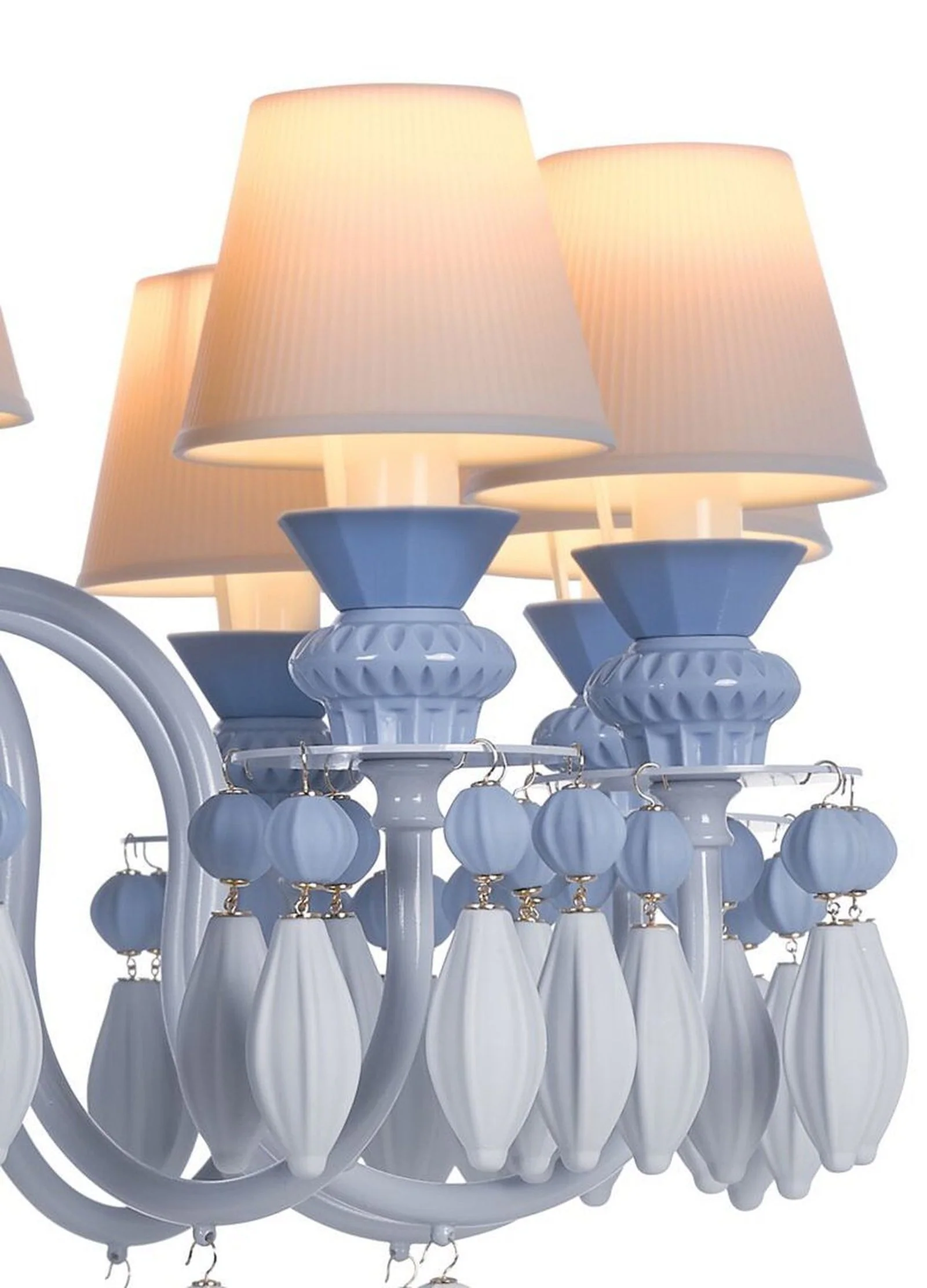 Lladro Belle De Nuit 12 Lights Chandelier (US) - Image 14