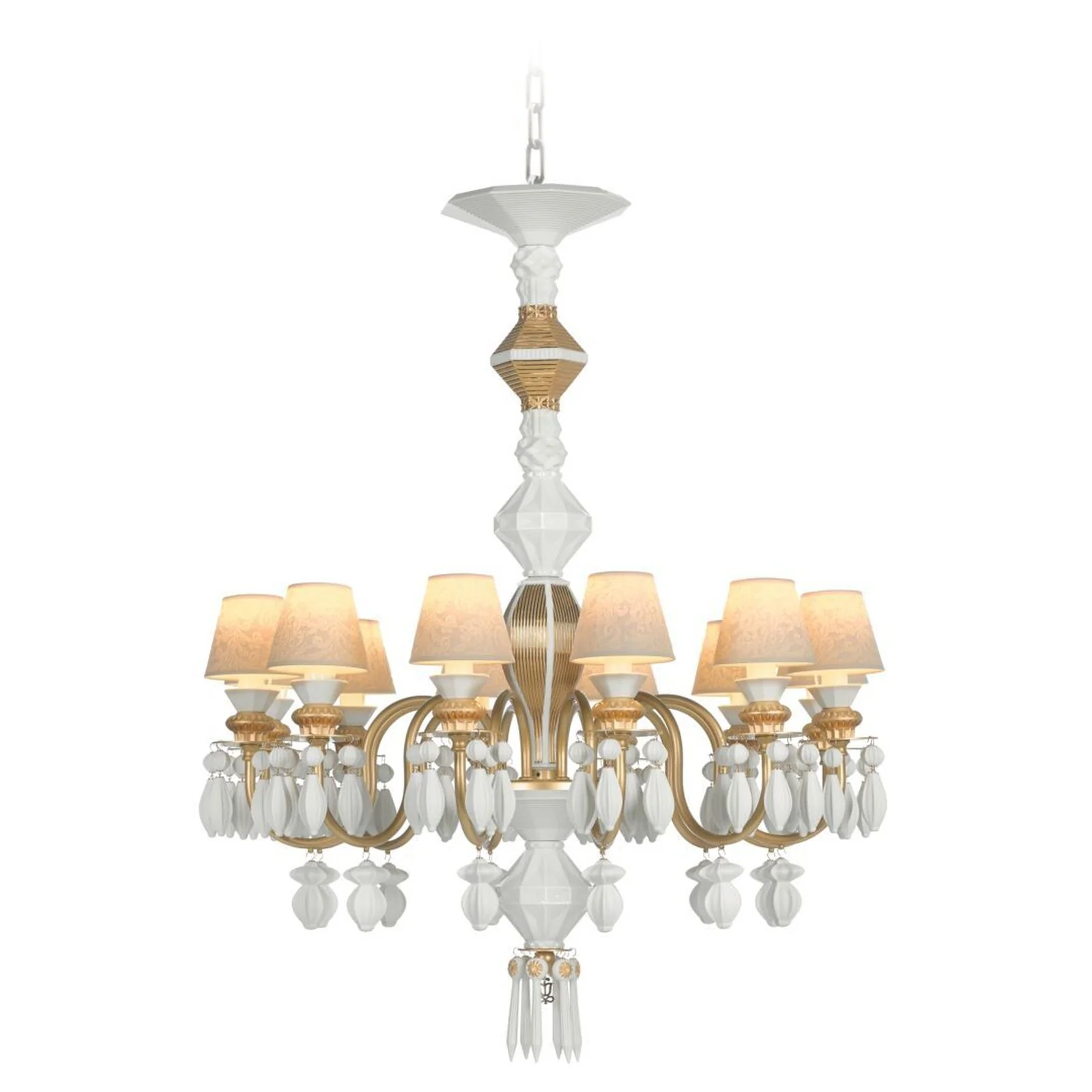 Lladro Belle De Nuit 12 Lights Chandelier (US) - Image 16