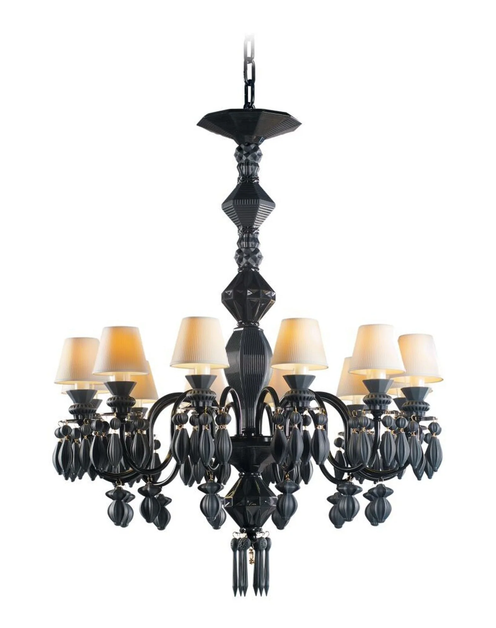 Lladro Belle De Nuit 12 Lights Chandelier (US) - Image 2