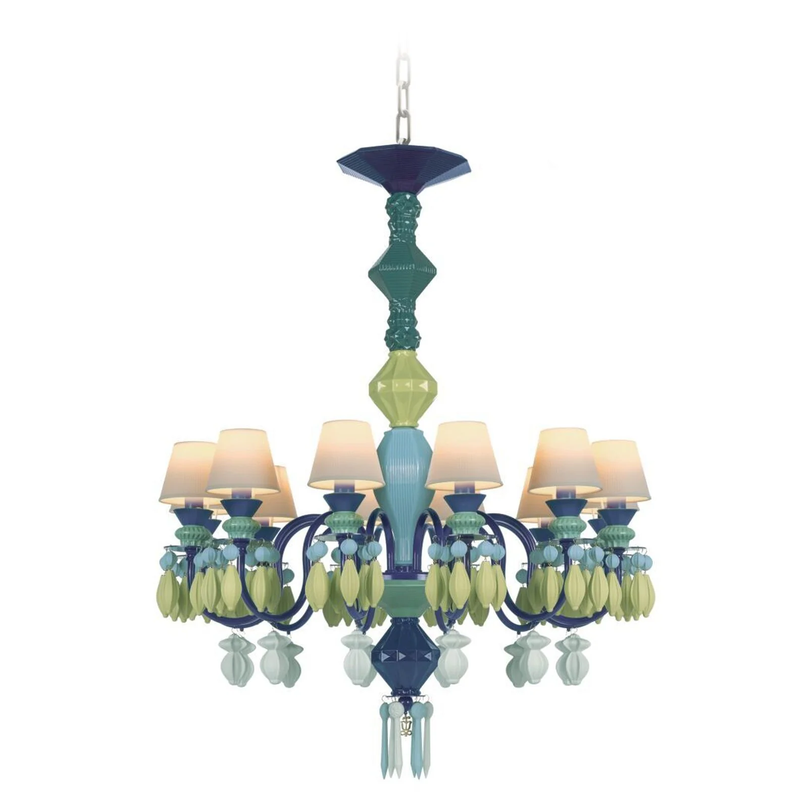 Lladro Belle De Nuit 12 Lights Chandelier (US) - Image 21