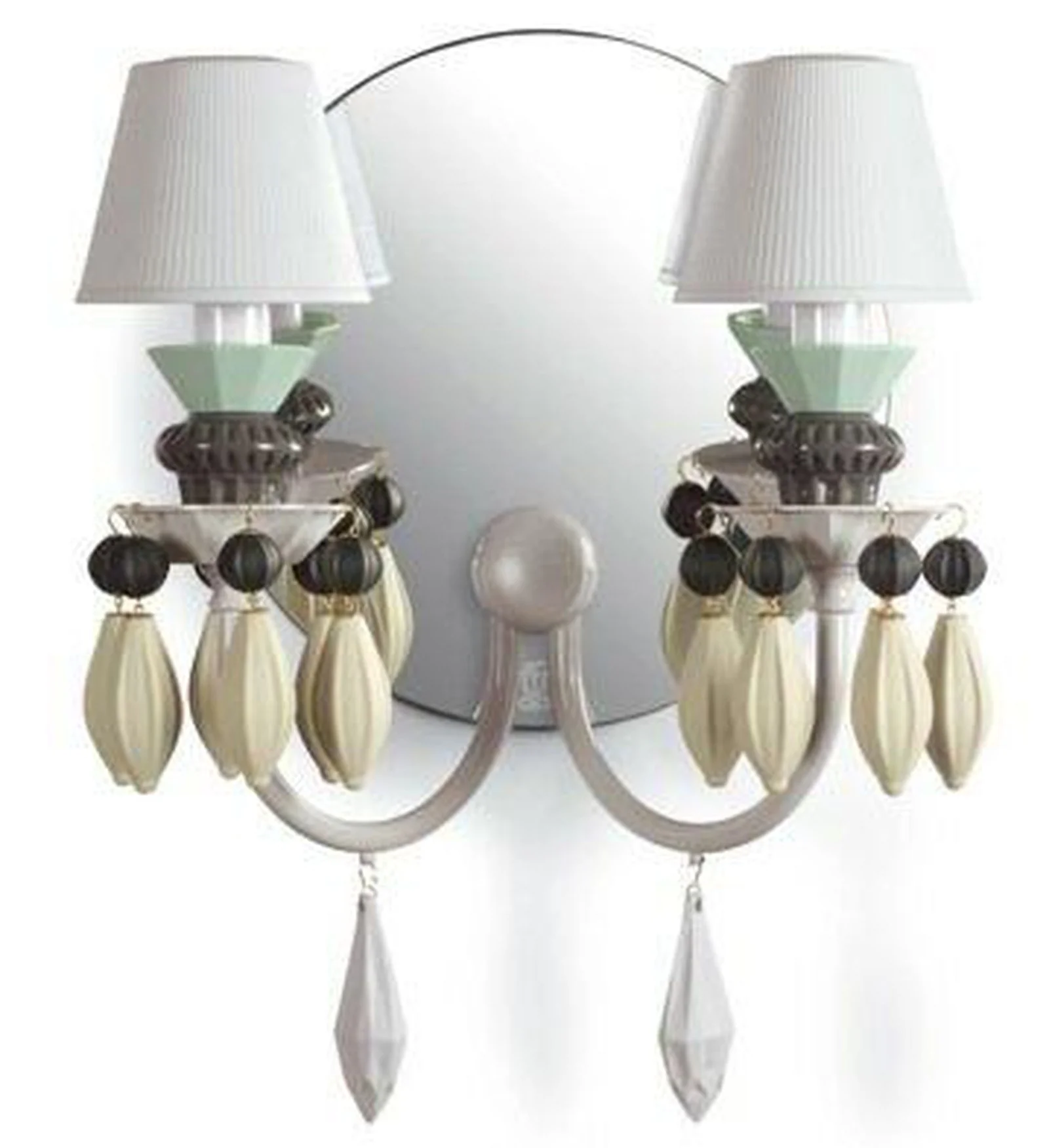 Lladro Belle De Nuit 2 Lights Wall Sconce (US) - Image 6