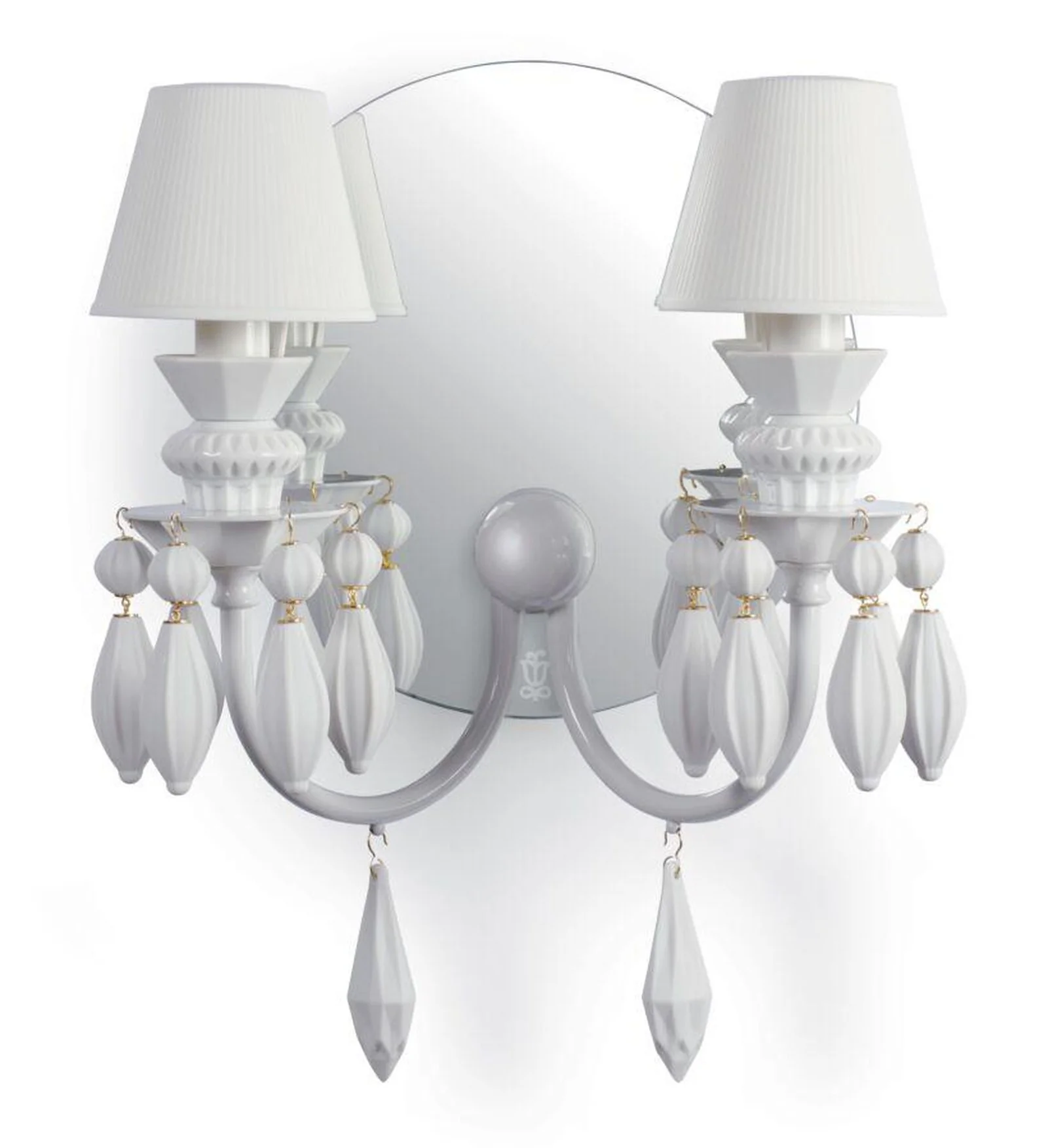 Lladro Belle De Nuit 2 Lights Wall Sconce (US) - Image 7