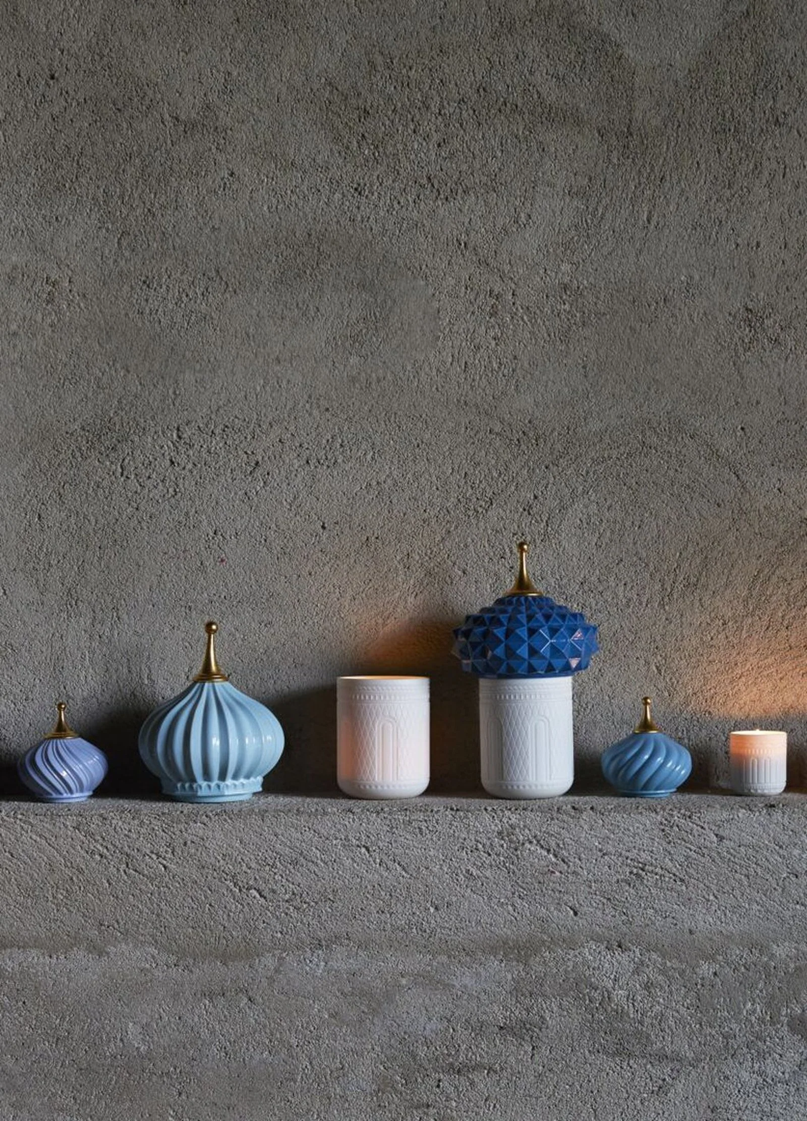 Lladro Blue Spire Candle 1001 Lights Unbreakable Spirit Scent - Image 3