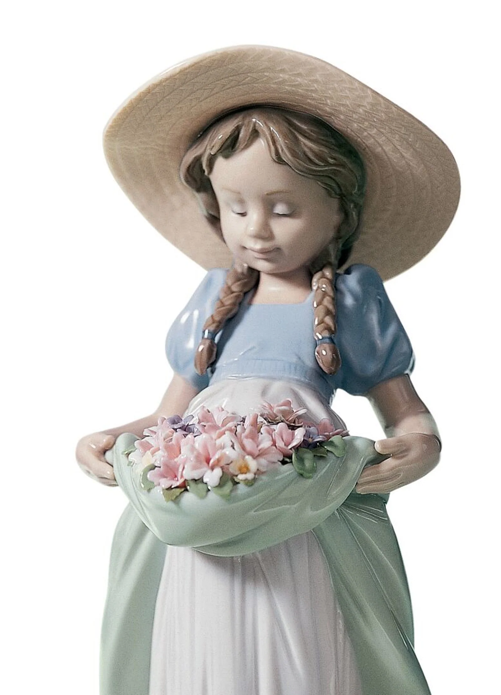 Lladro Bountiful Blossoms Girl Figurine - Image 3