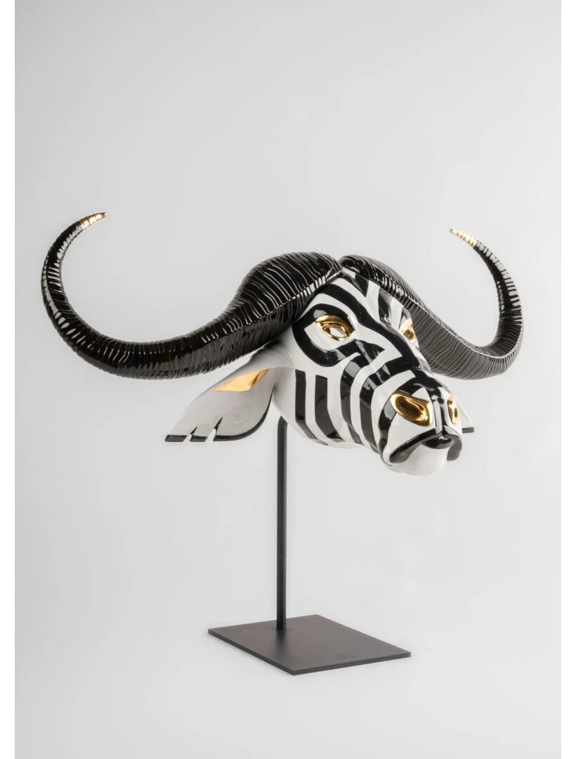 Lladro Buffalo Mask - Image 5