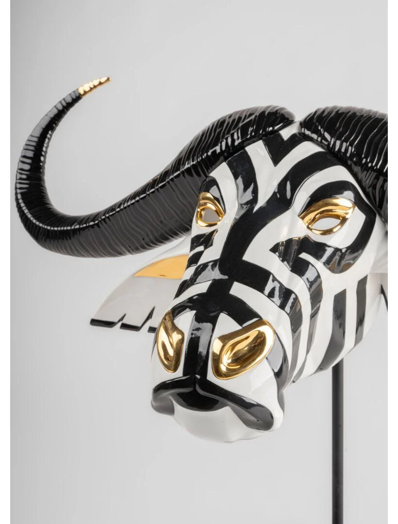 Lladro Buffalo Mask - Image 7