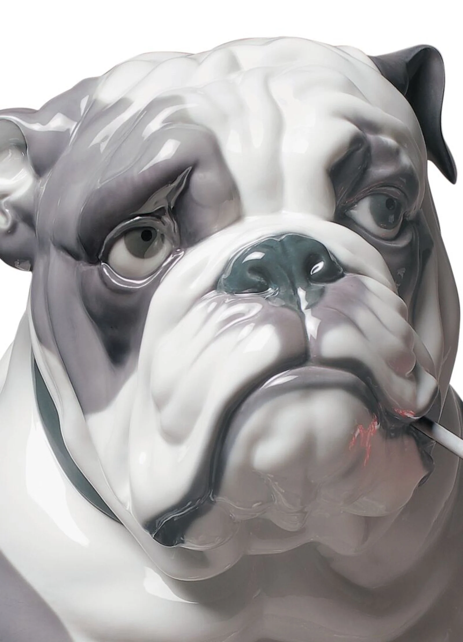 Lladro Bulldog with Lollipop Dog Figurine - Image 5
