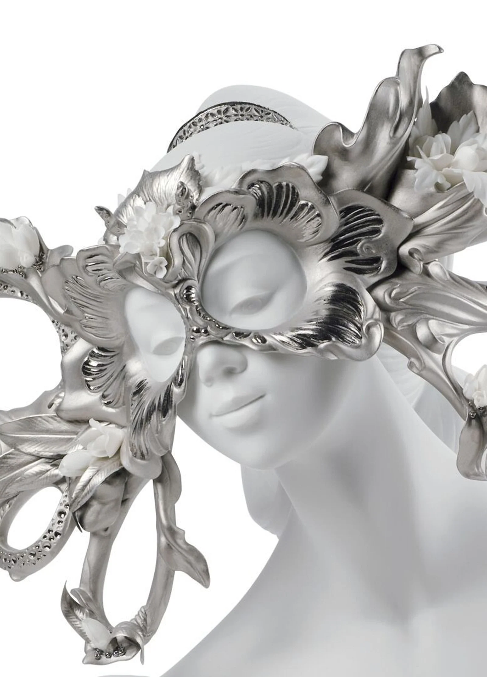 Lladro Carnival Fantasy Sculpture Limited Edition Silver Lustre - Image 2