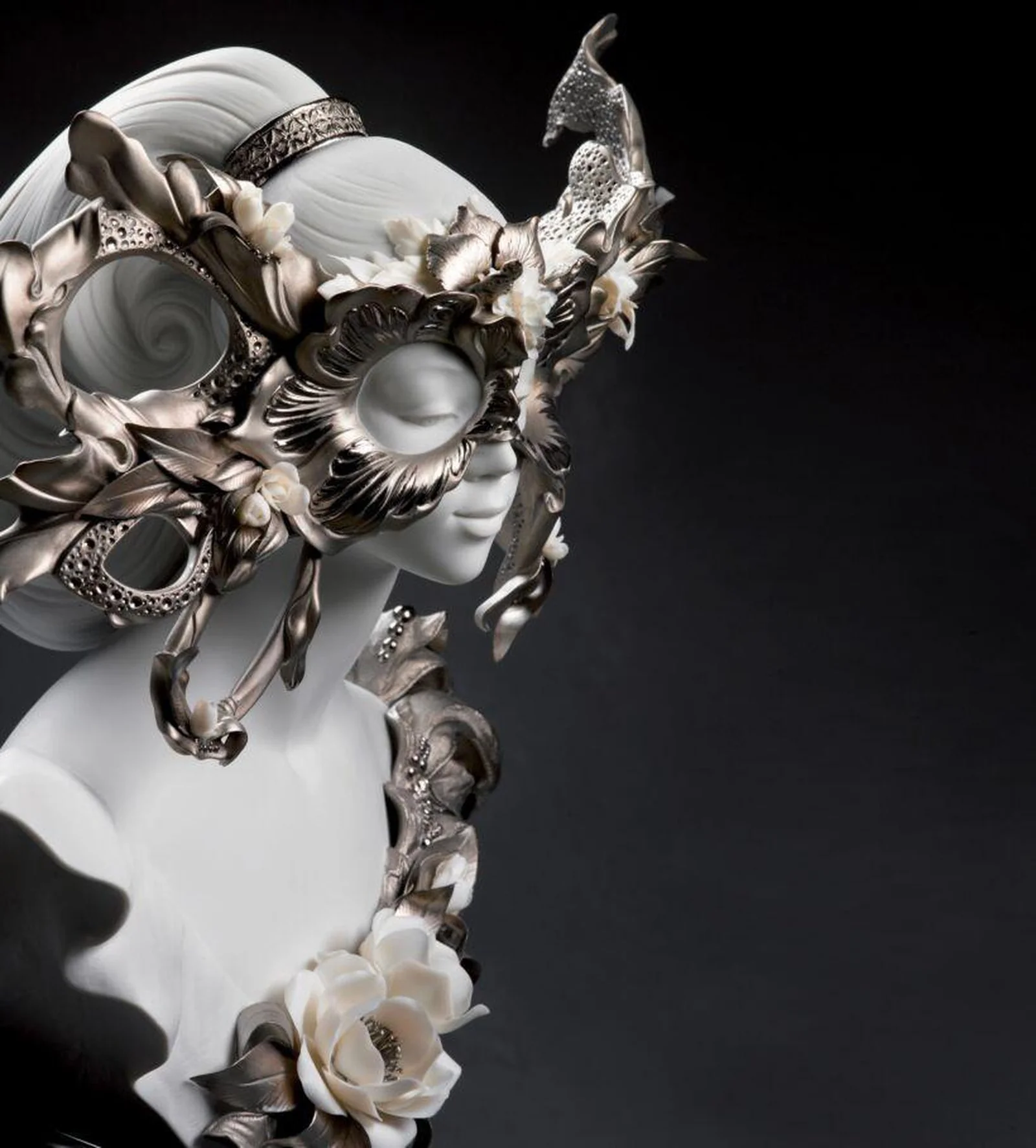 Lladro Carnival Fantasy Sculpture Limited Edition Silver Lustre - Image 3