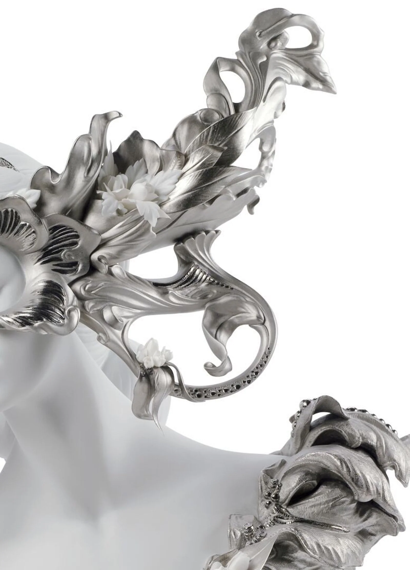 Lladro Carnival Fantasy Sculpture Limited Edition Silver Lustre - Image 5