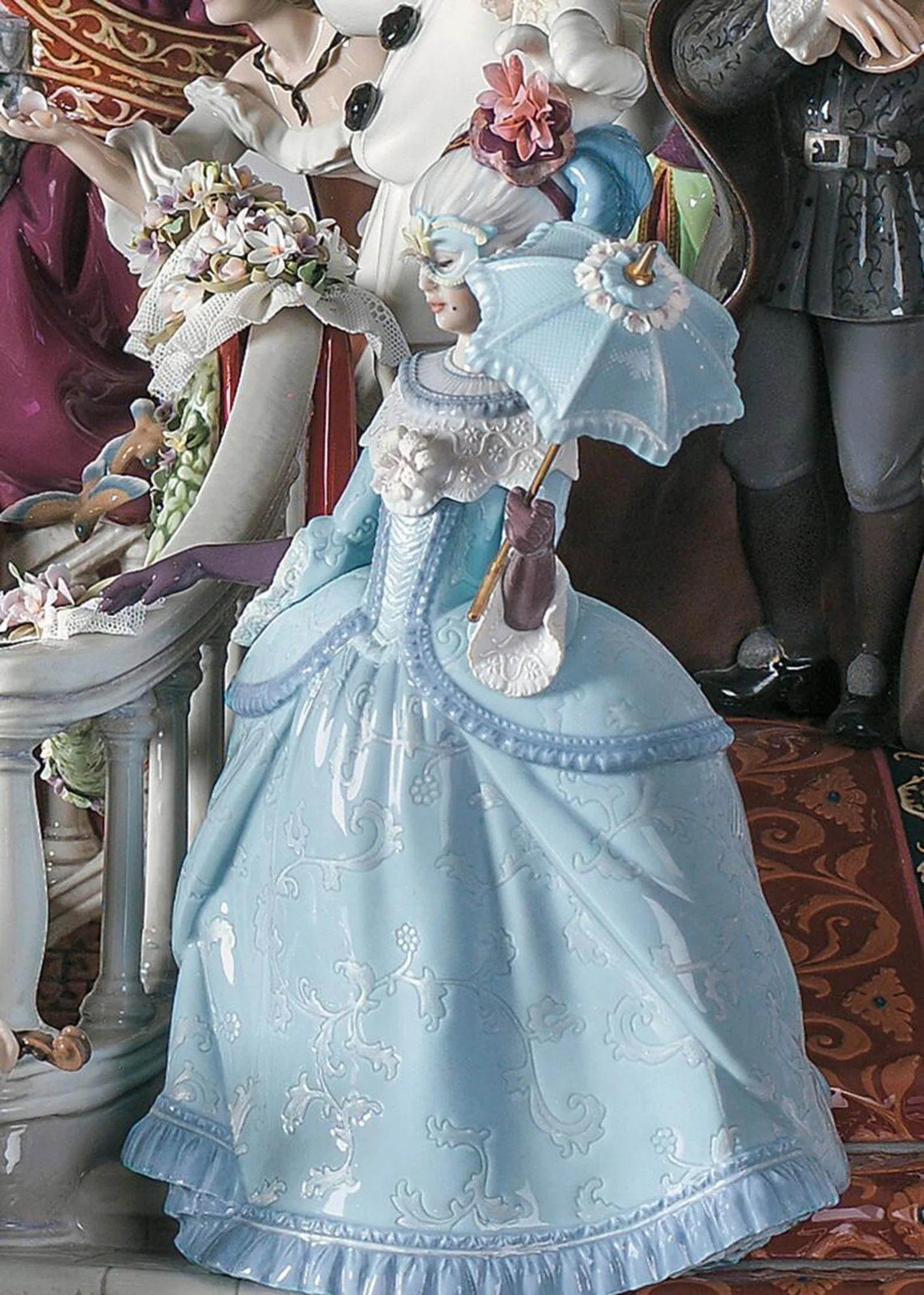 Lladro Carnival in Venice Sculpture - Limited Edition - Image 5