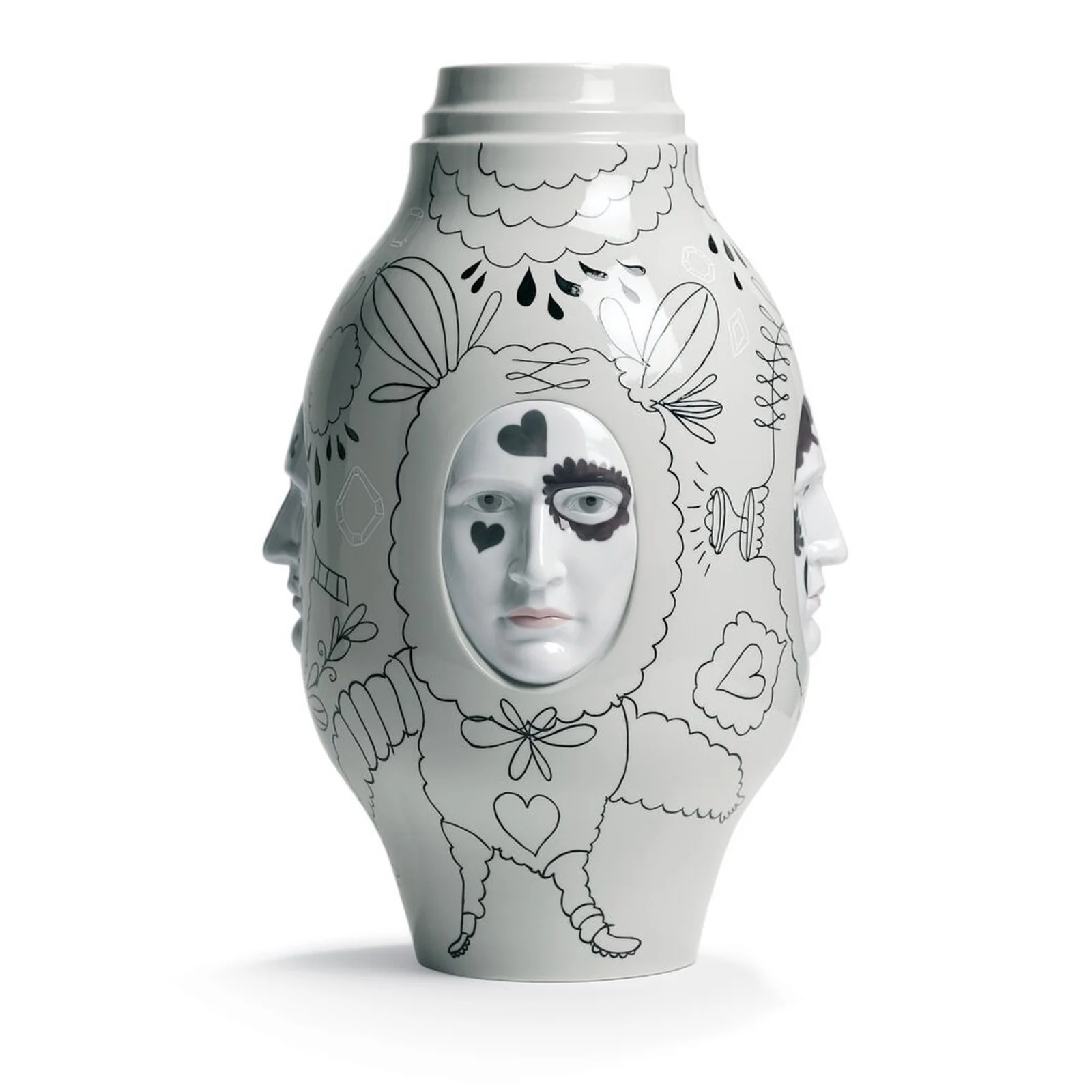 Lladro Conversation Vase - Image 6