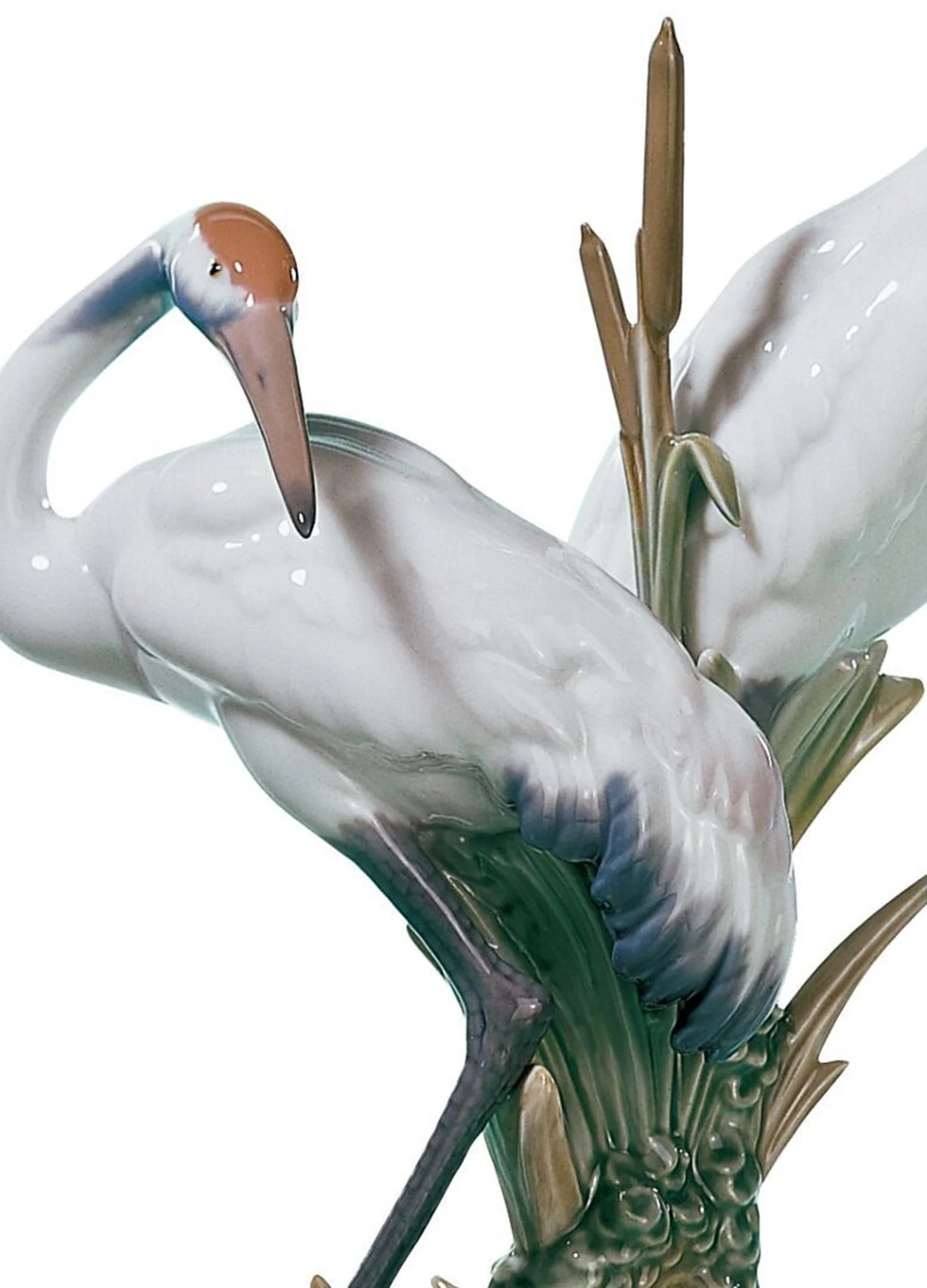 Lladro Courting Cranes Sculpture - Image 2