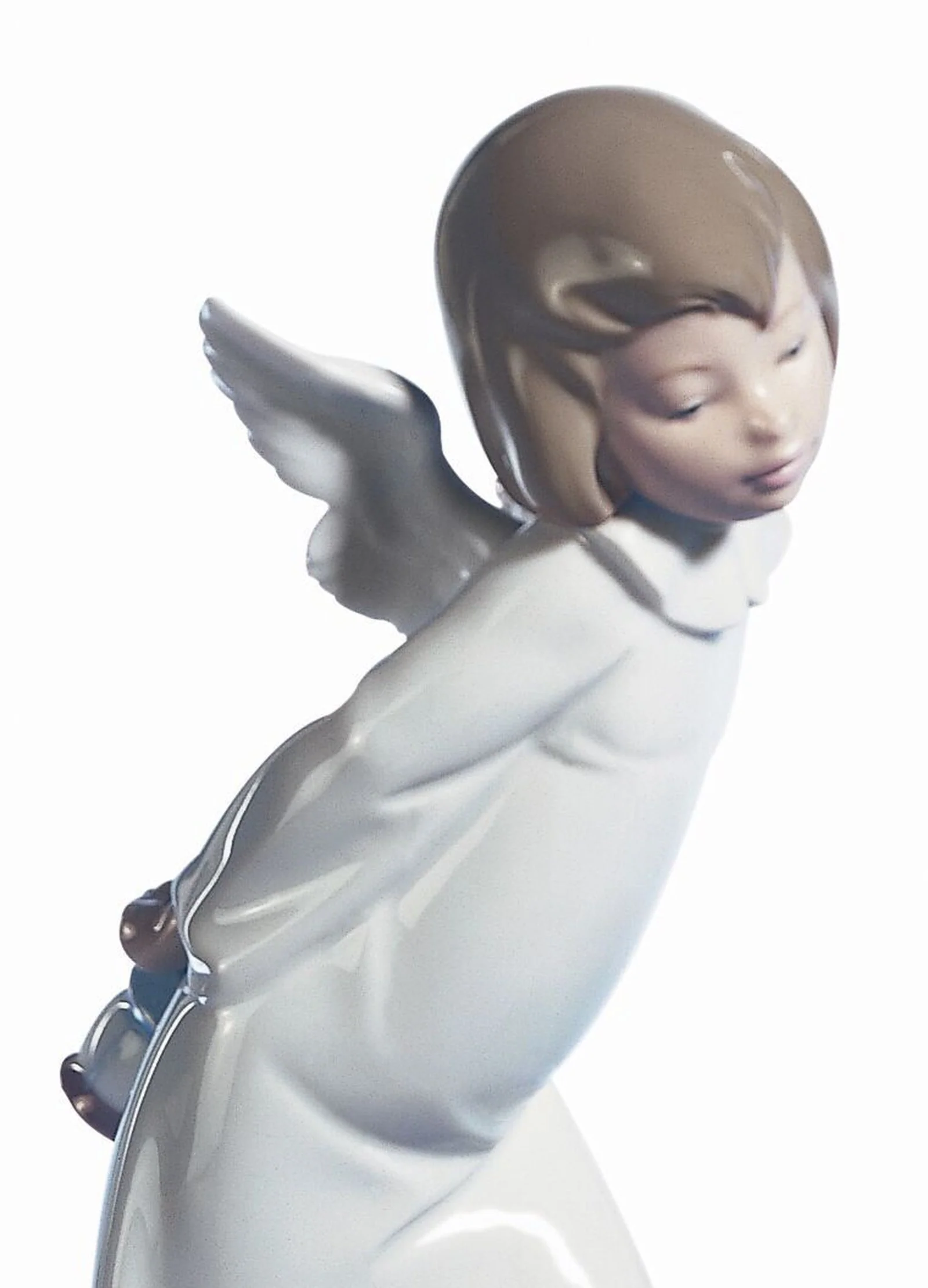 Lladro Curious Angel Figurine - Image 2