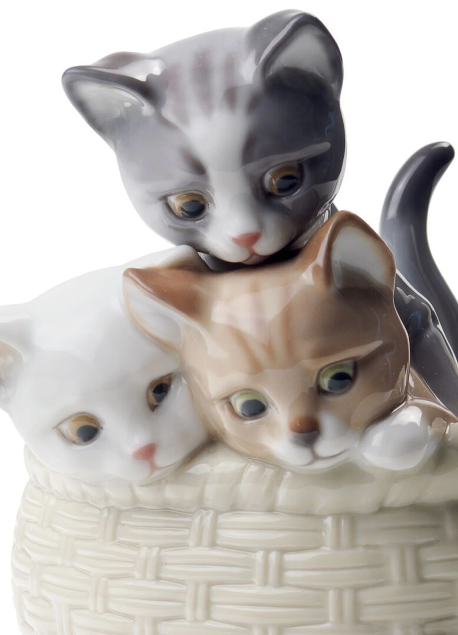 Lladro Curious Kittens Figurine - Image 2