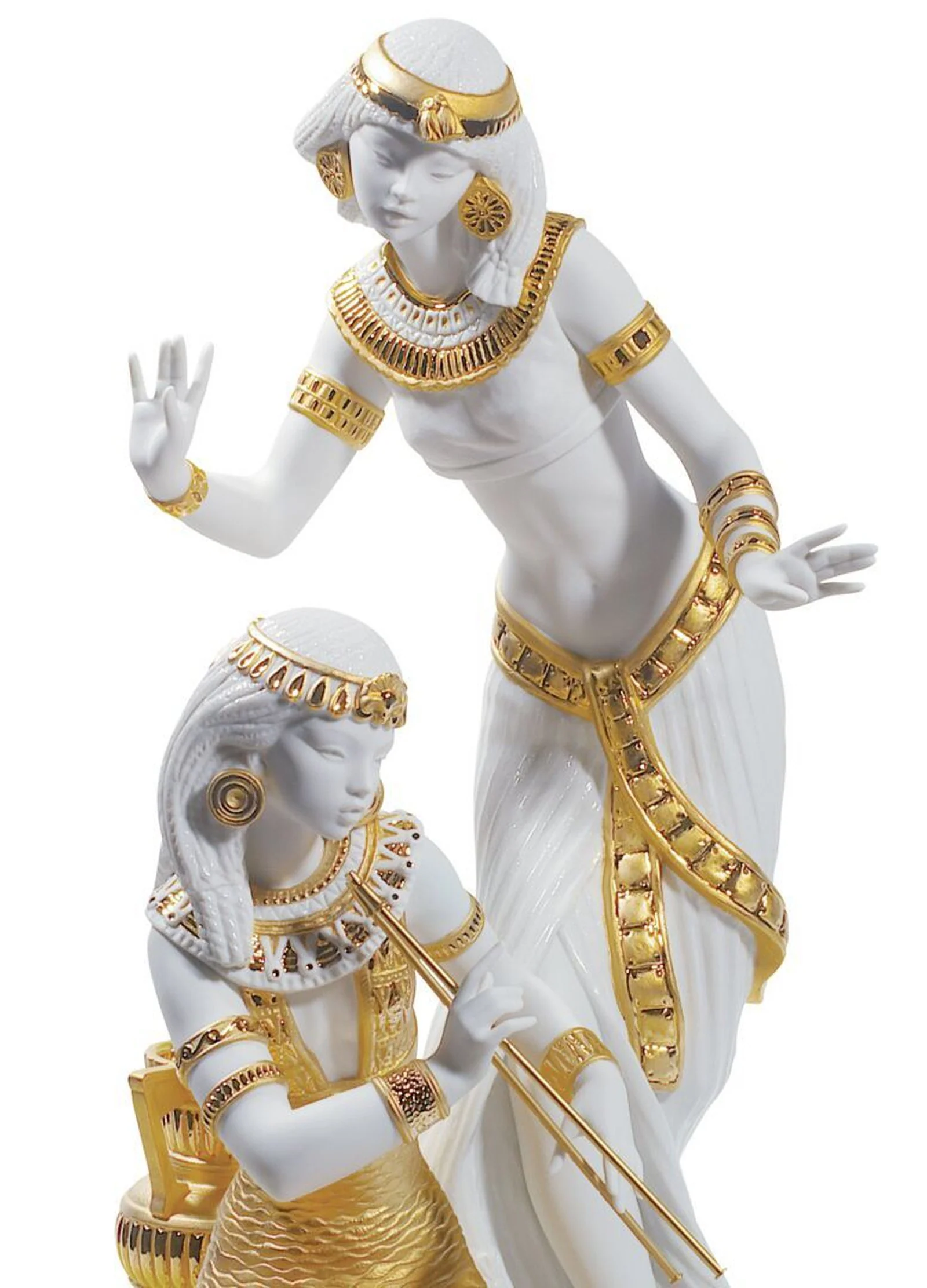 Lladro Dancers from The Nile Figurine Golden Lustre Limited Edition - Image 2