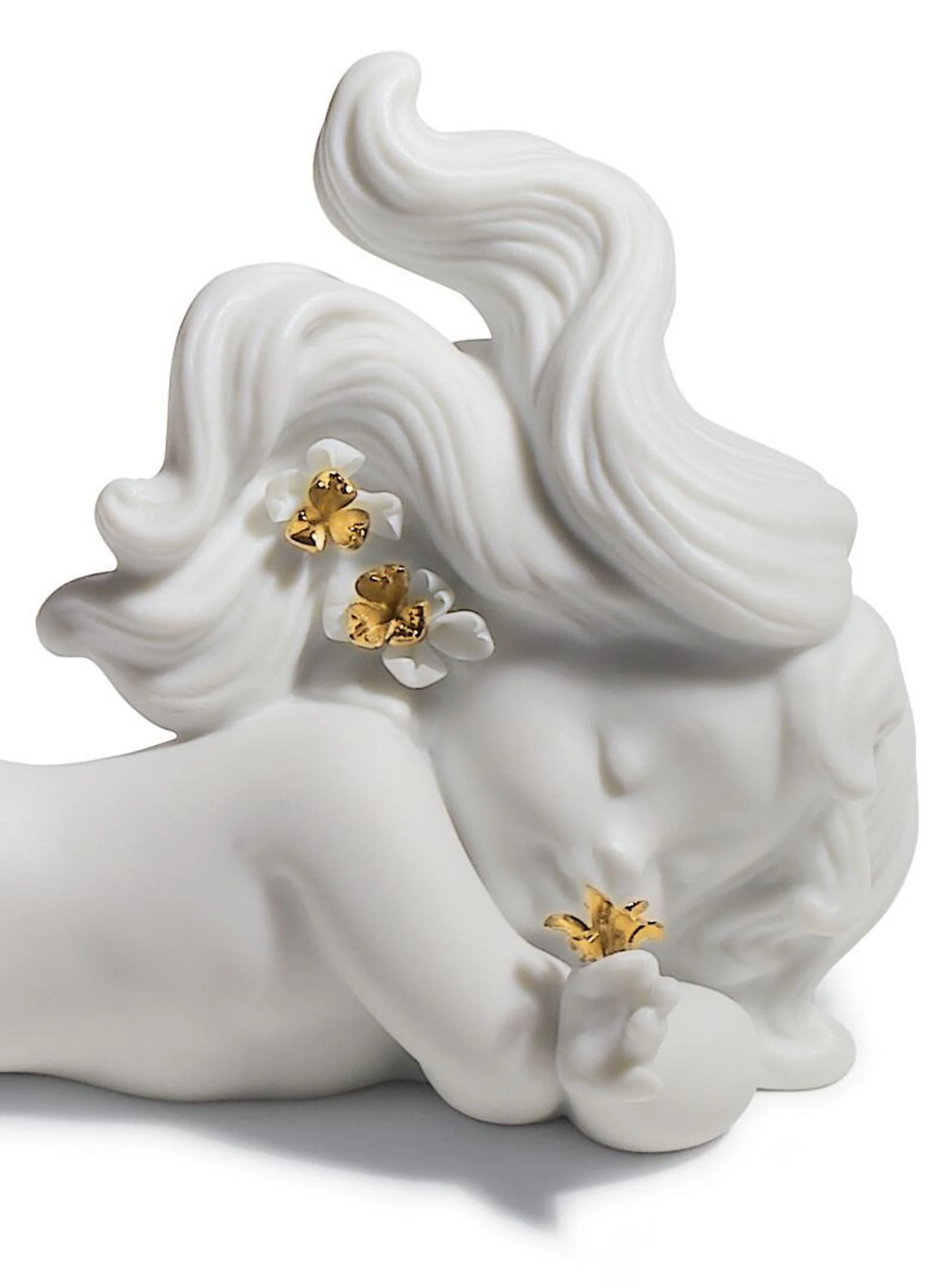 Lladro Day Dreaming at Sea Mermaid Figurine - Image 3